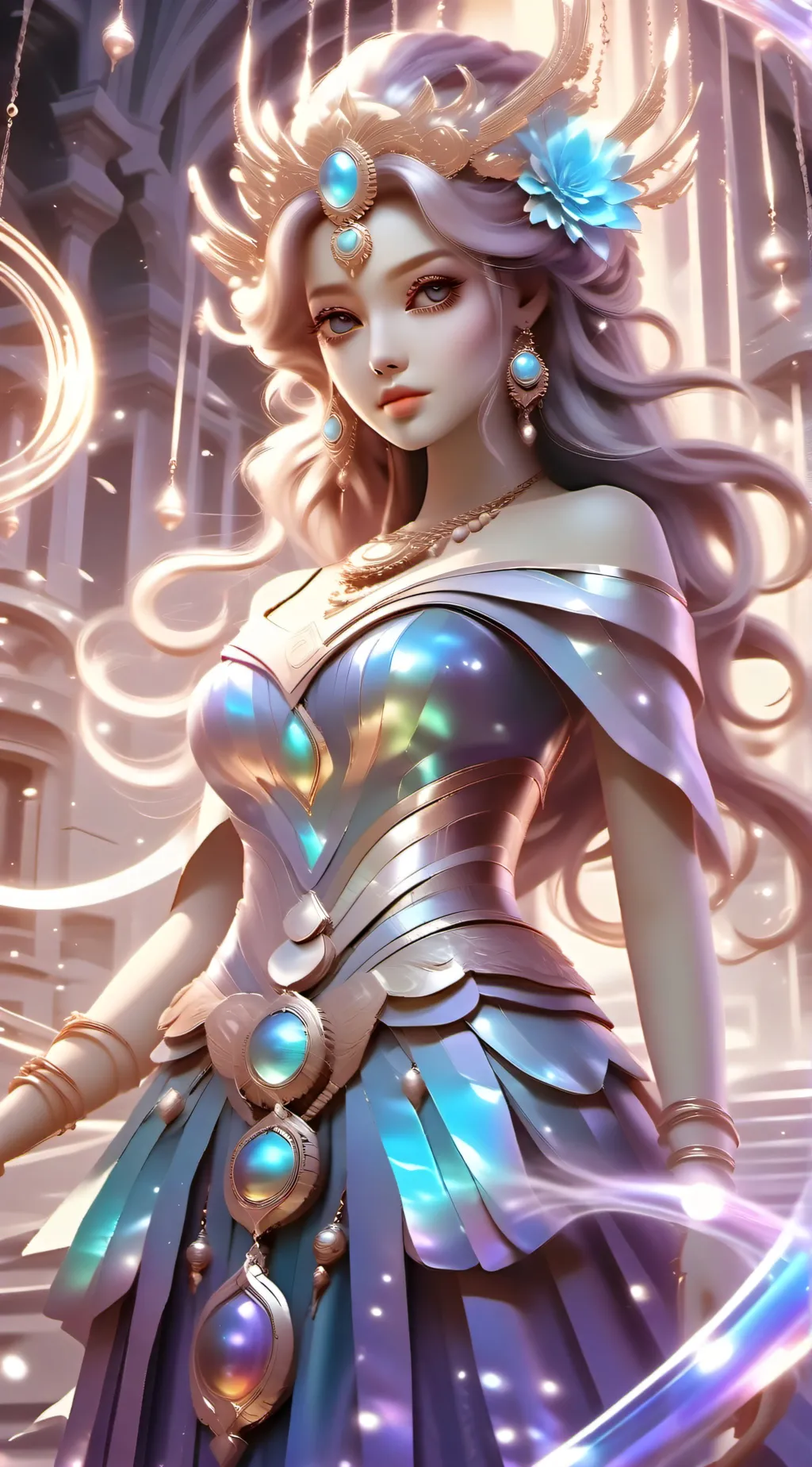 ai character: smiling critters  background