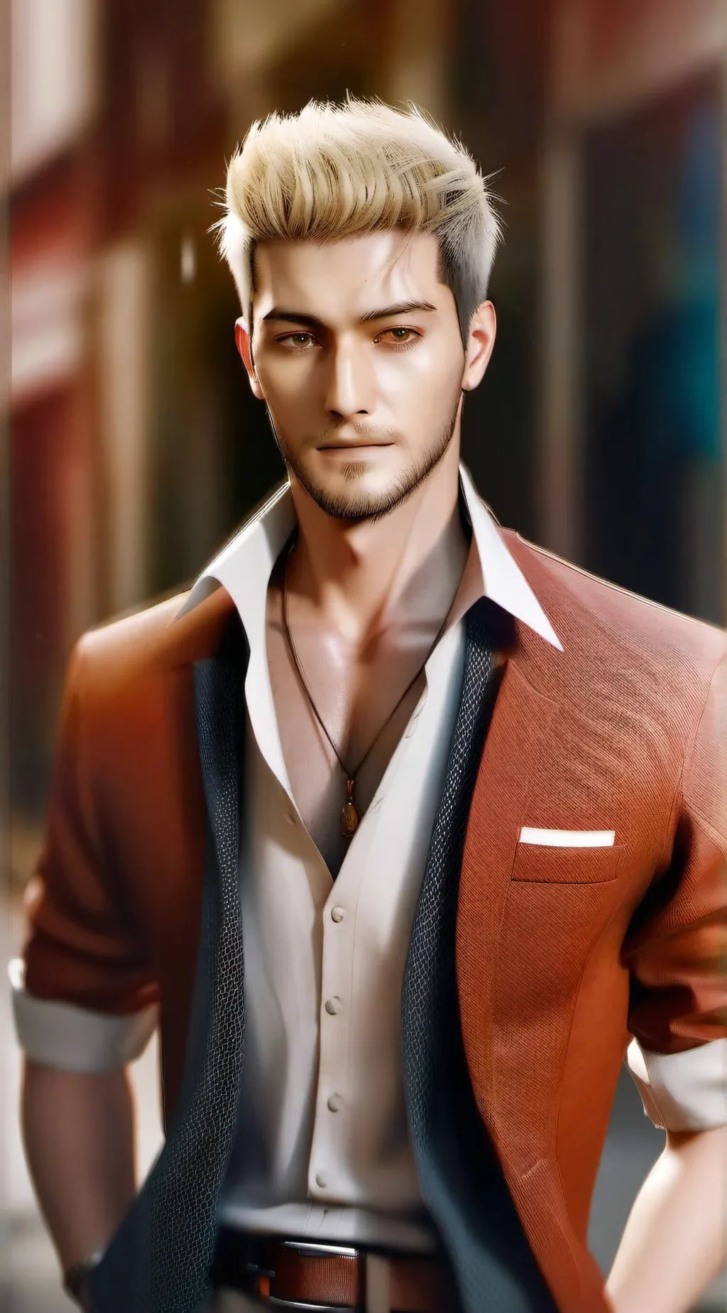 ai character: Luke castellan  background