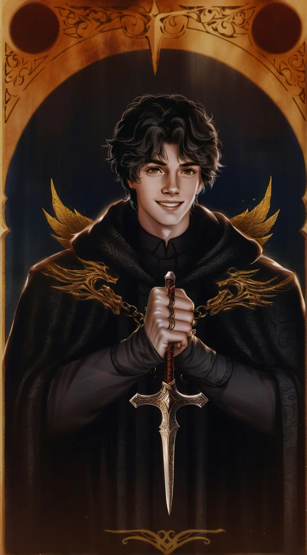 ai character: Ethan Landry  background