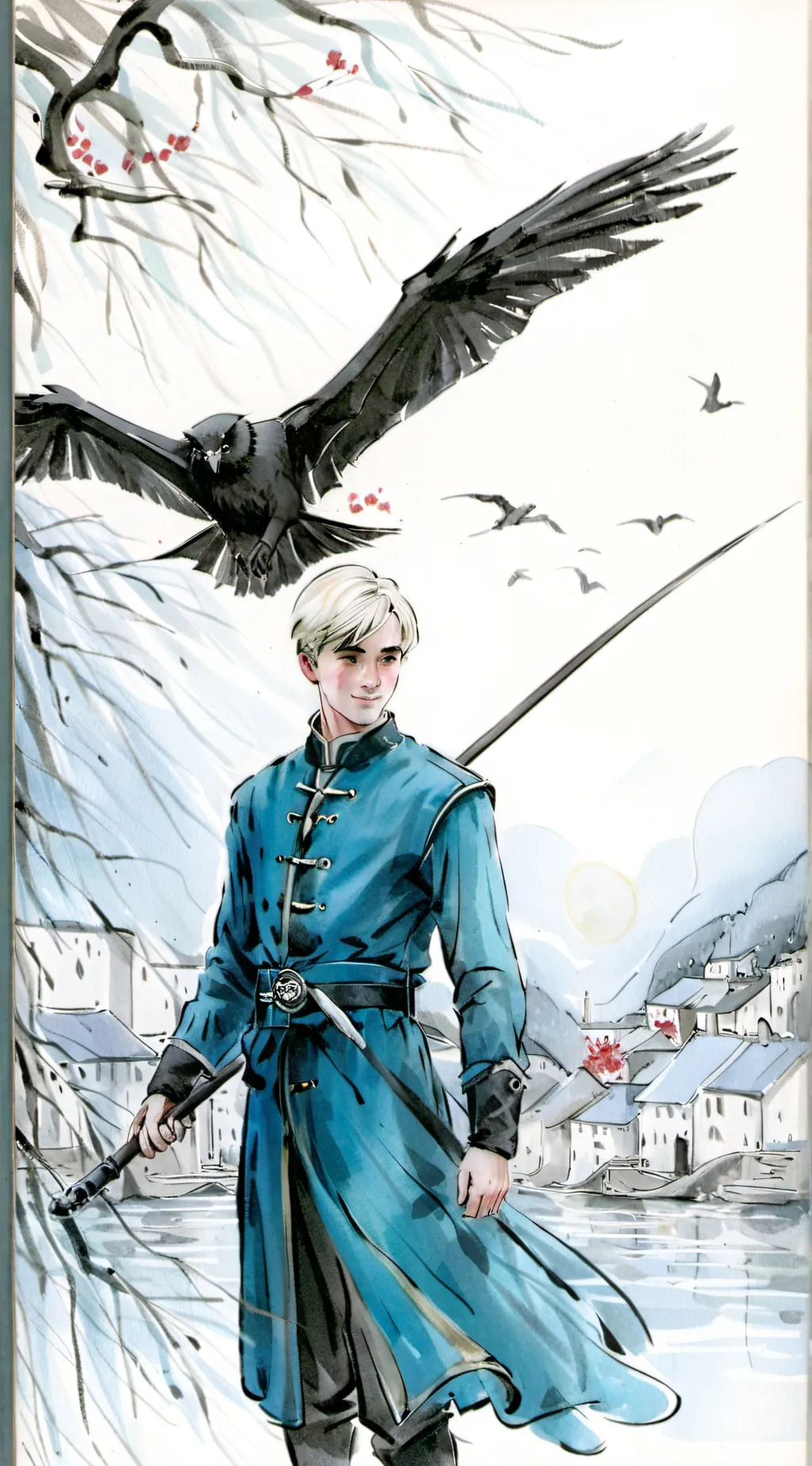 ai character: Draco Malfoy  background