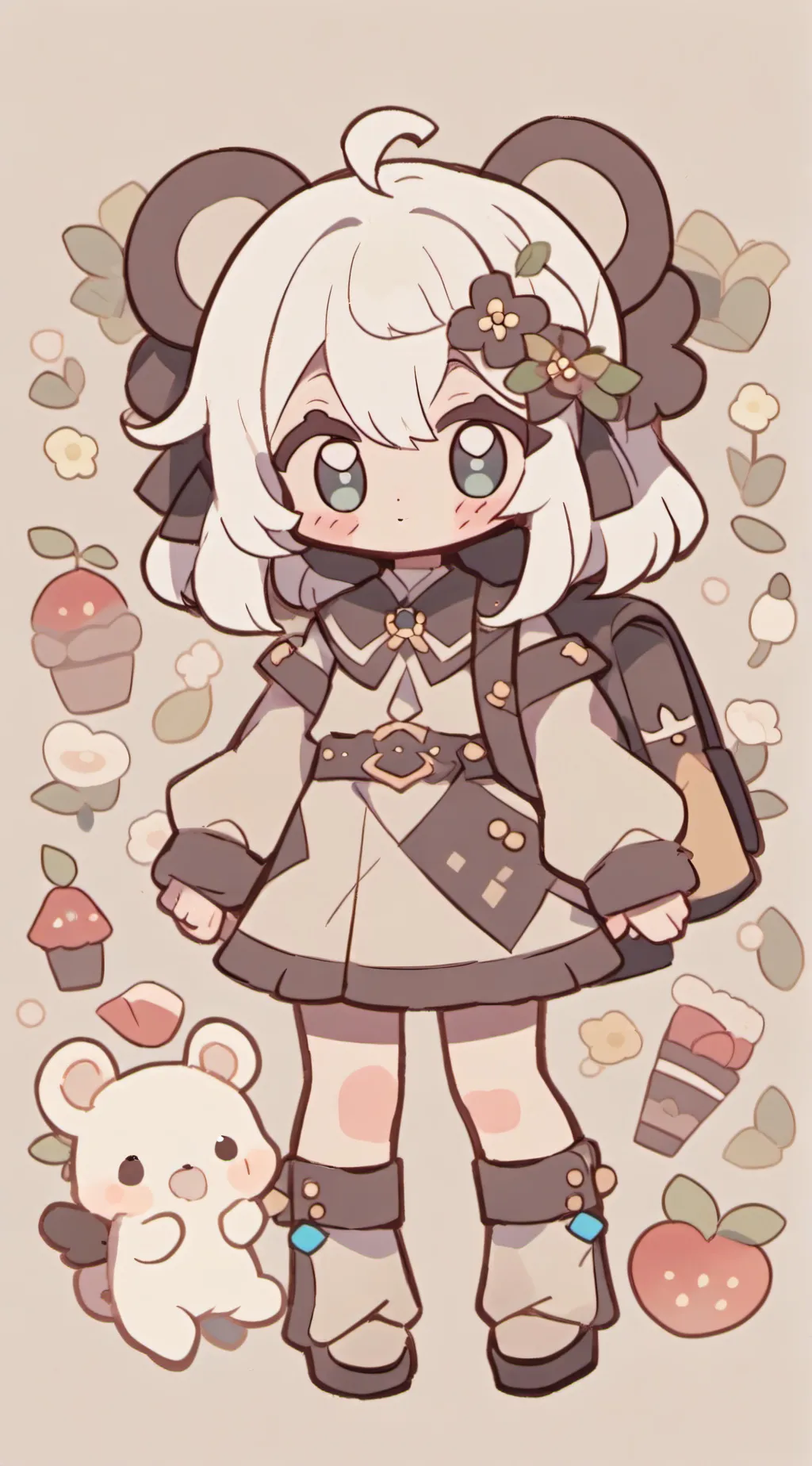 ai character: kny background