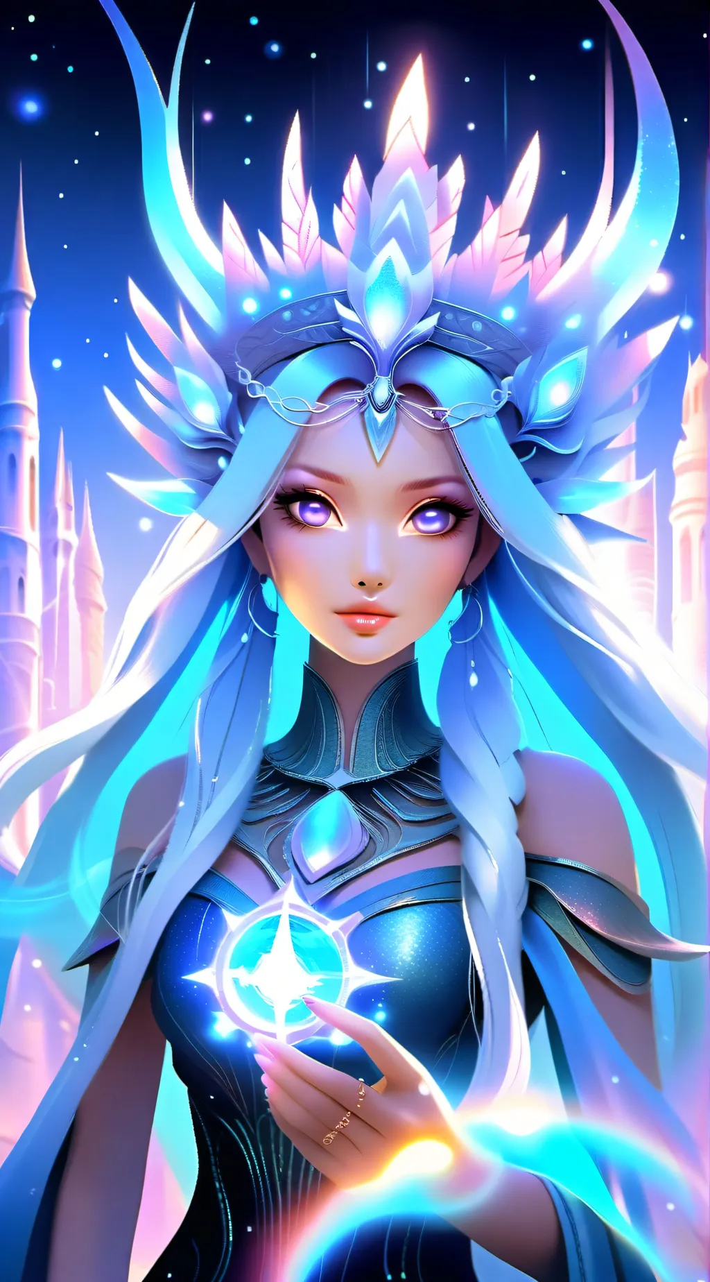 ai character: nu background