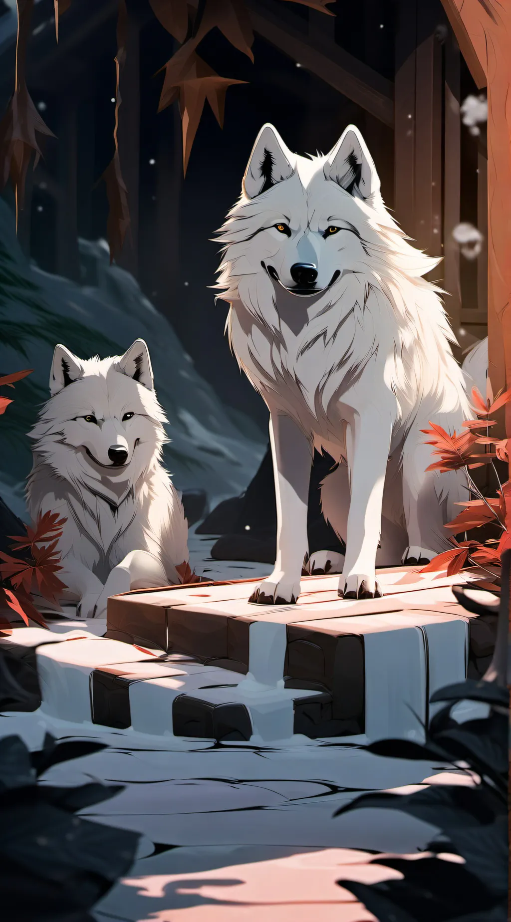 ai character: Luna and jake background