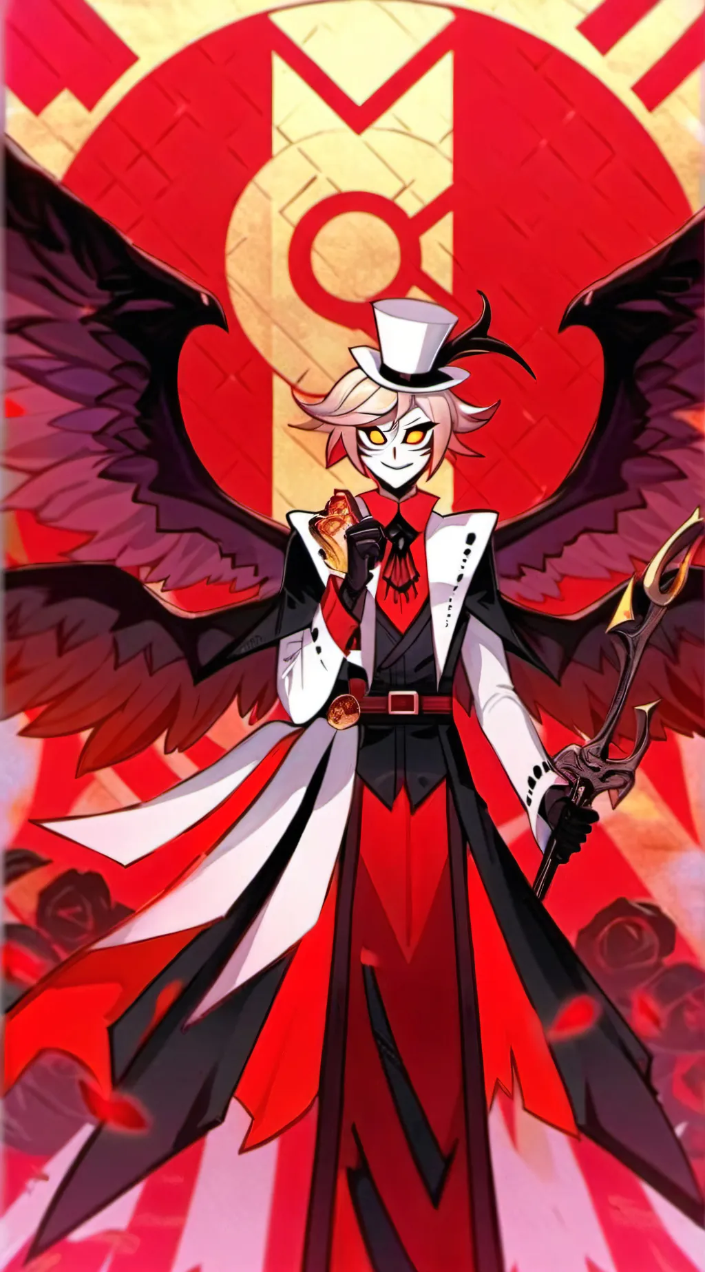 ai character: Lucifer HH background