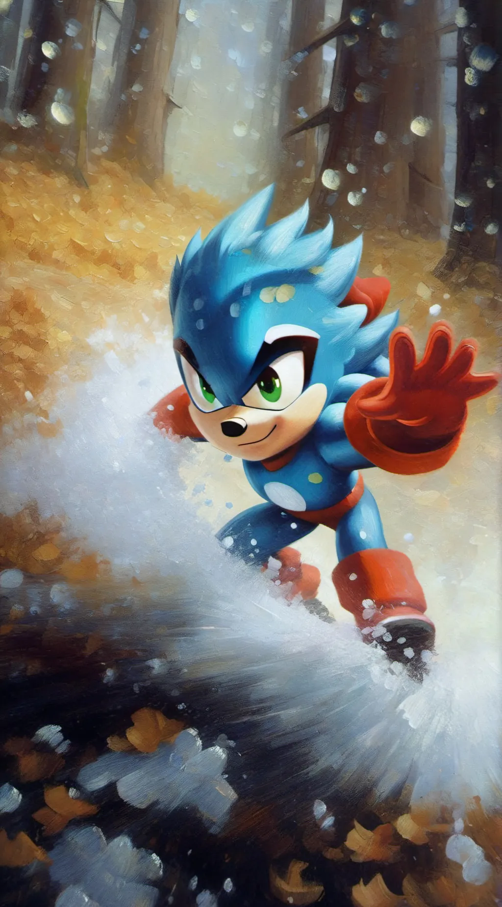 ai character: Sonic background