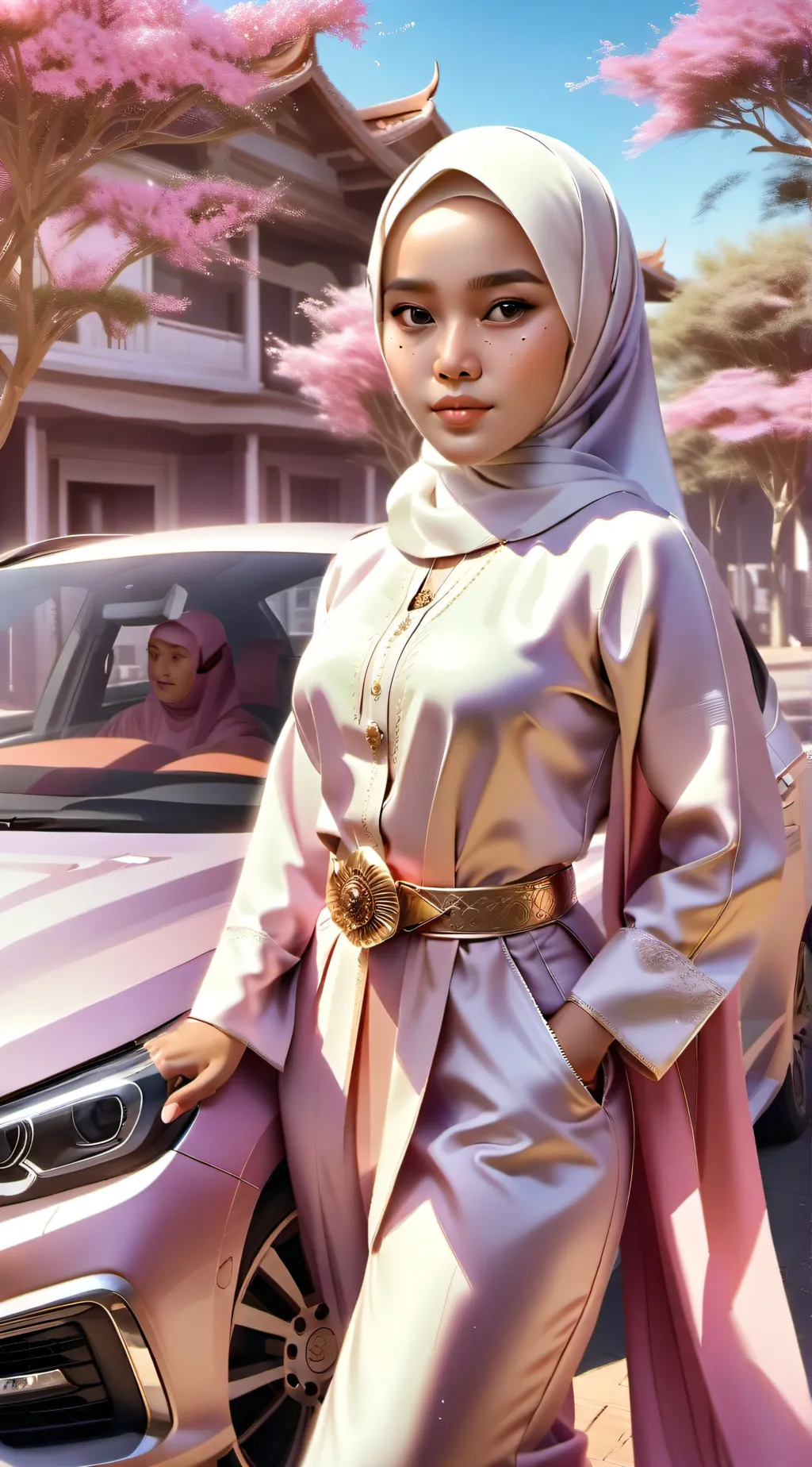 ai character: zahraa shakila background