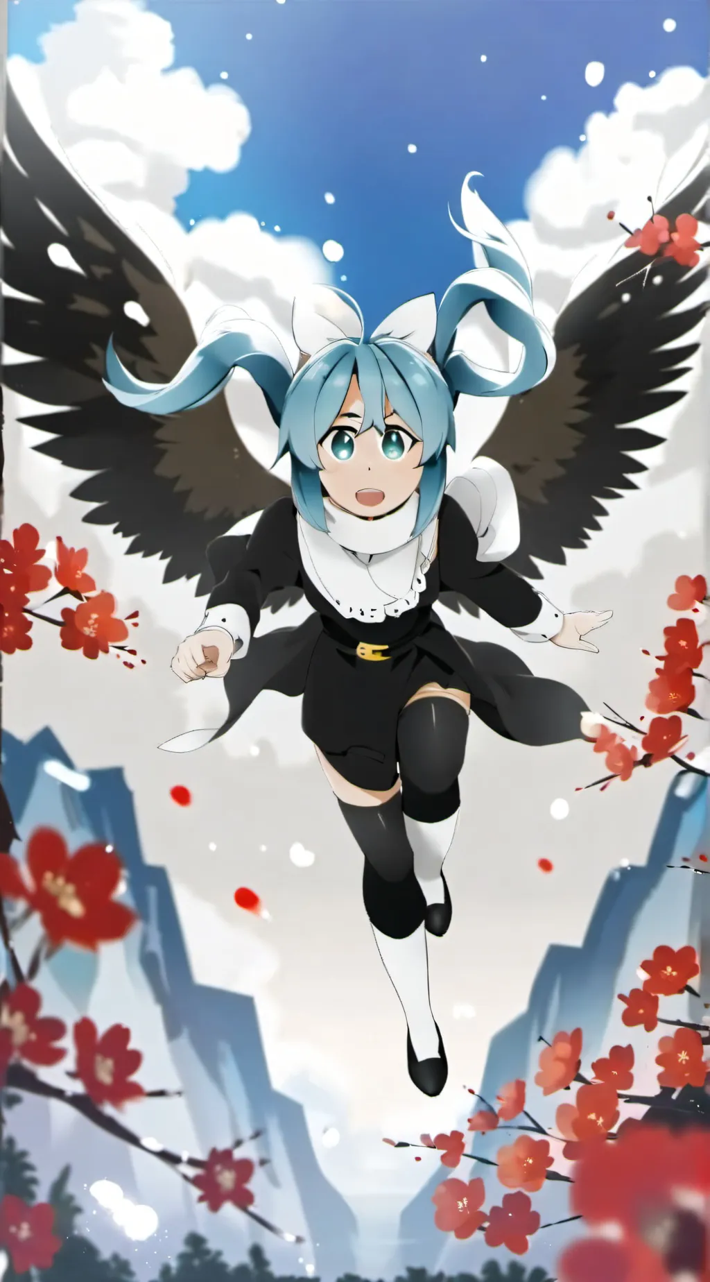 ai character: Gone wrong miku… background