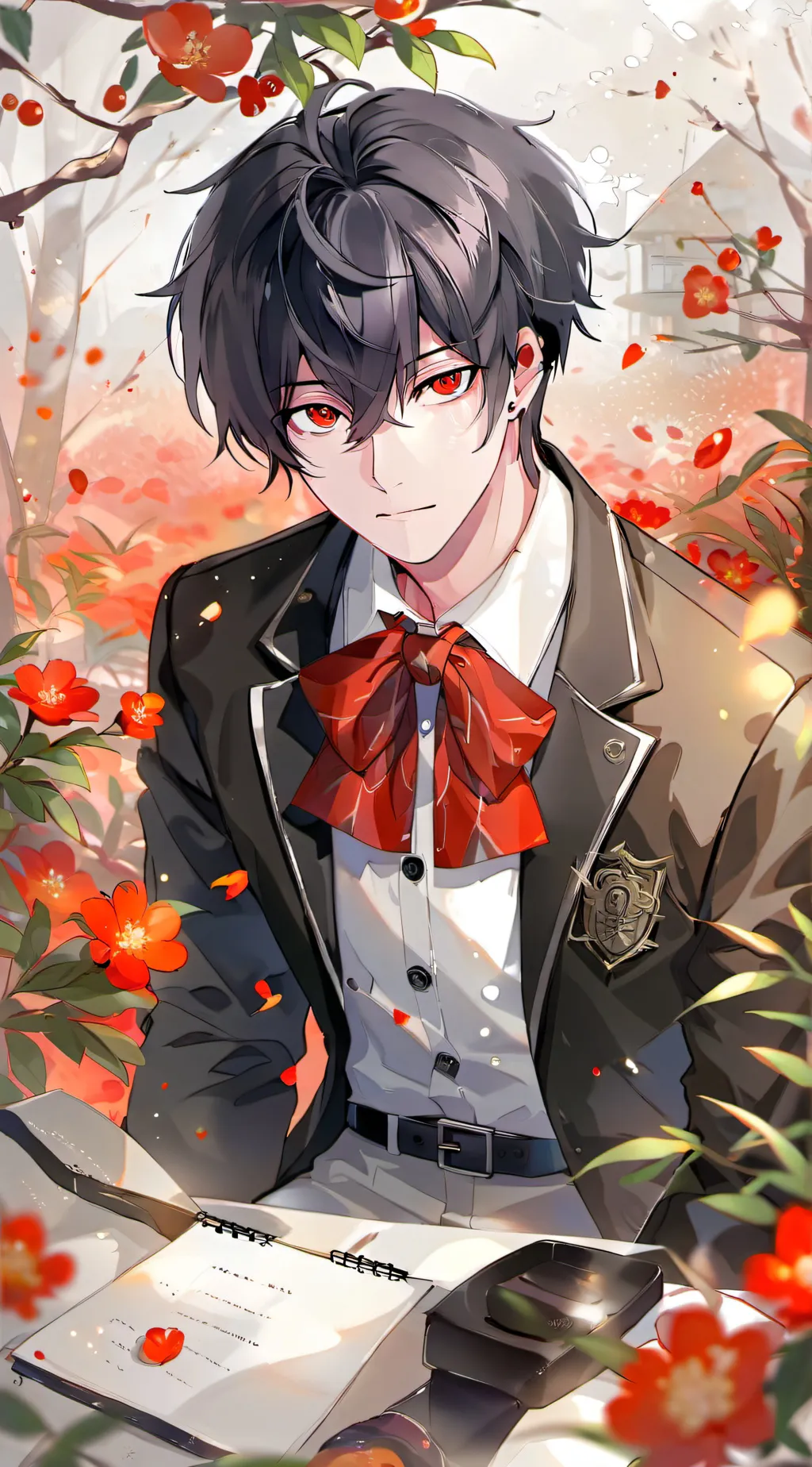 ai character: 대정 °Dae-jung° background