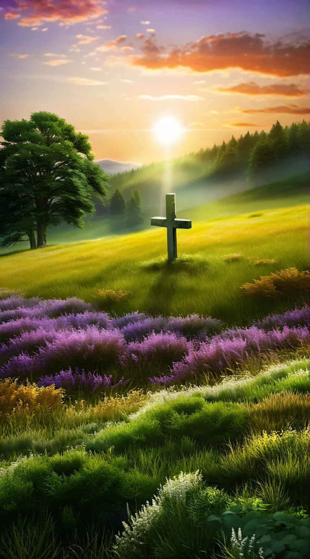 ai character: Cross background