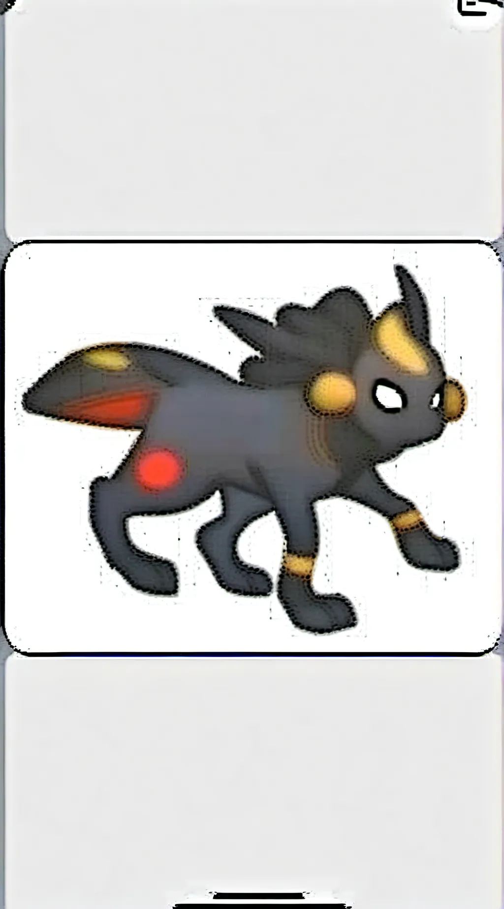 ai character: Umbreon background