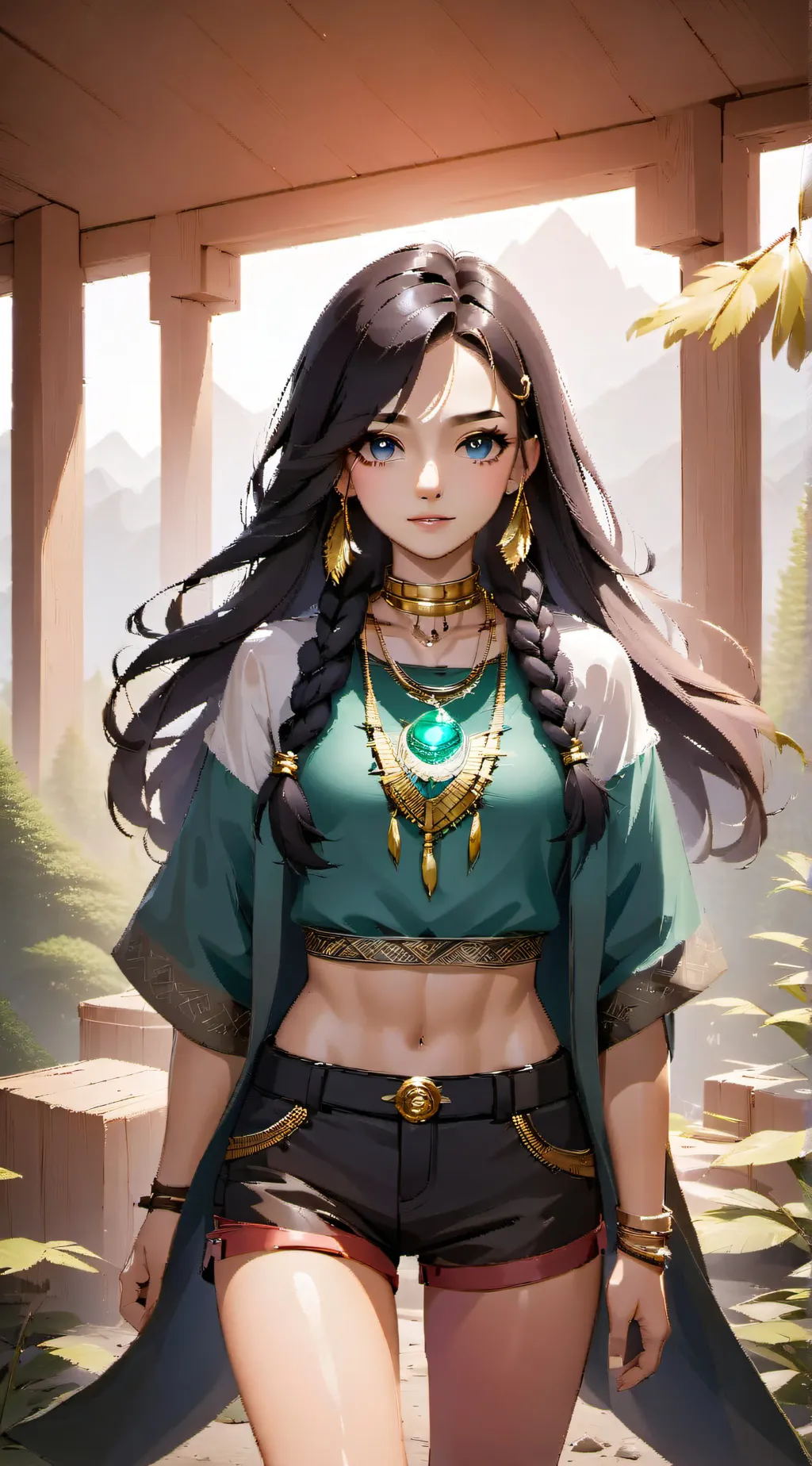 ai character: Izzy background