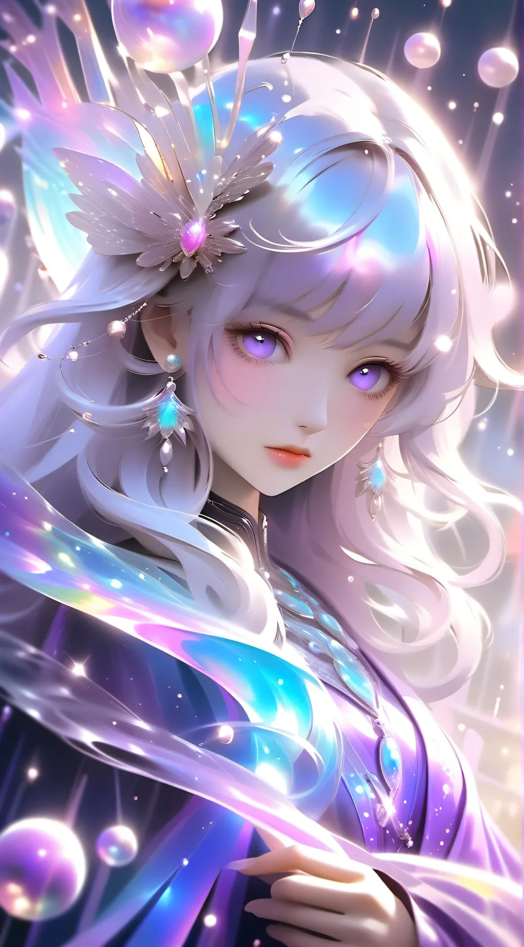ai character: Aurora background