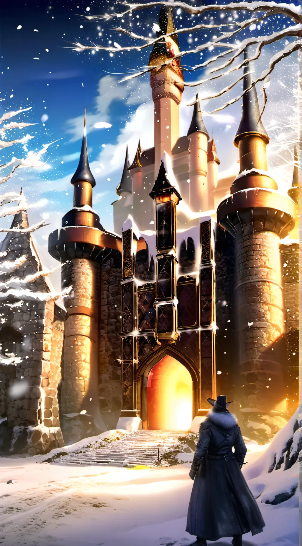 ai character: infinity castle  background