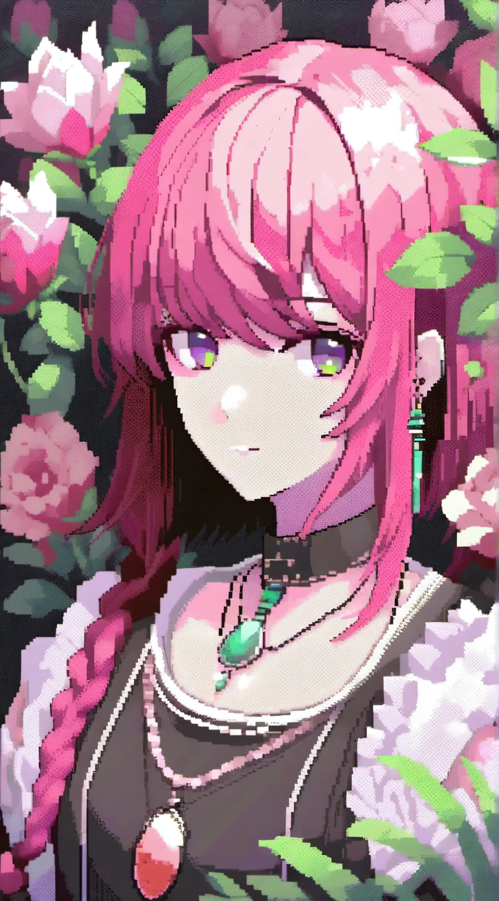 ai character: sassy girl background