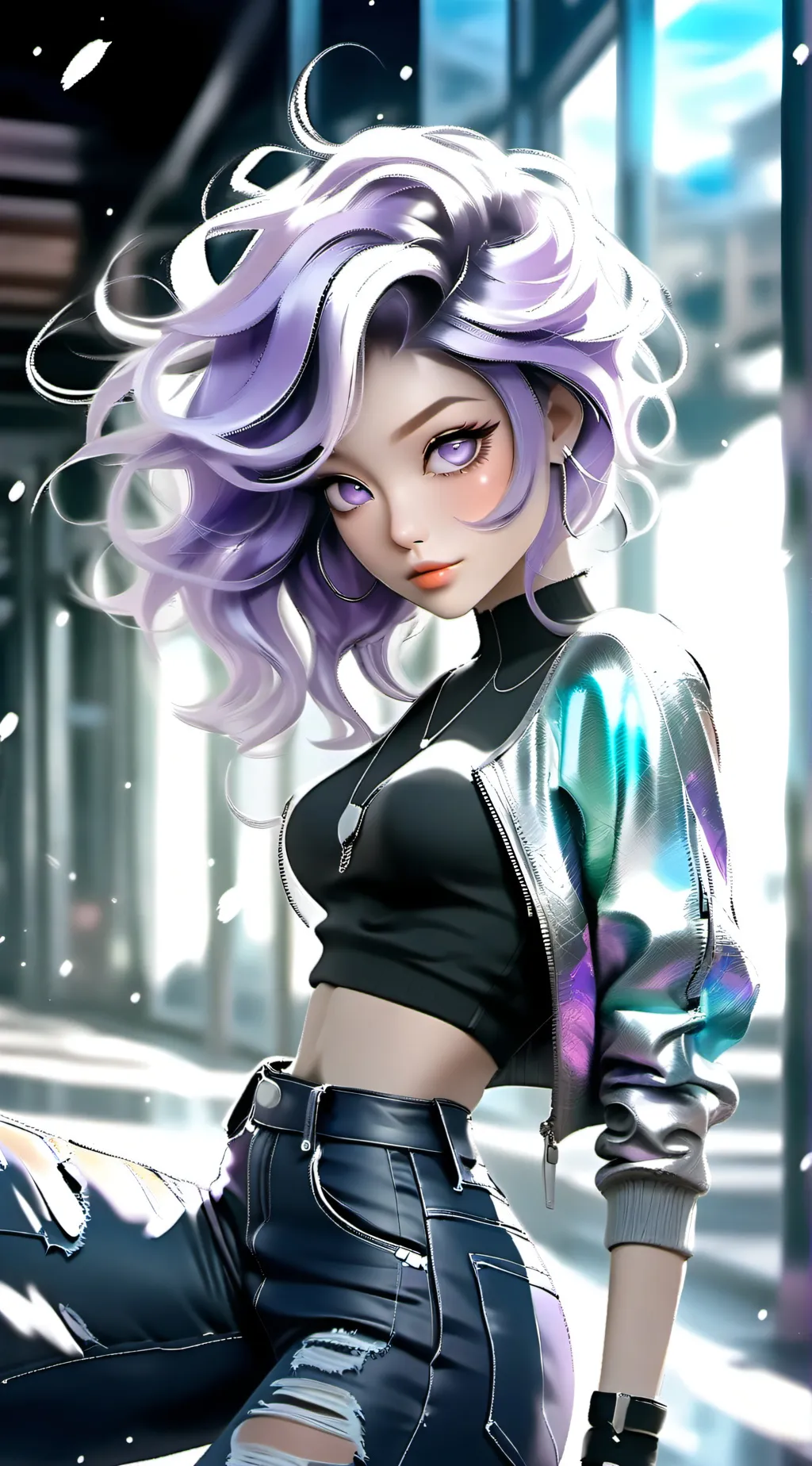 ai character: carligh vanes background