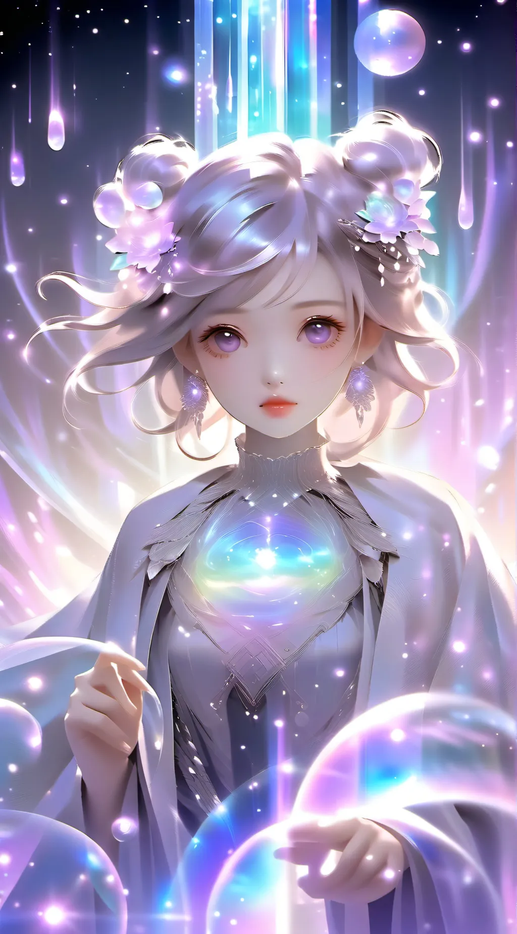 ai character: SECRET SUPERSTAR background