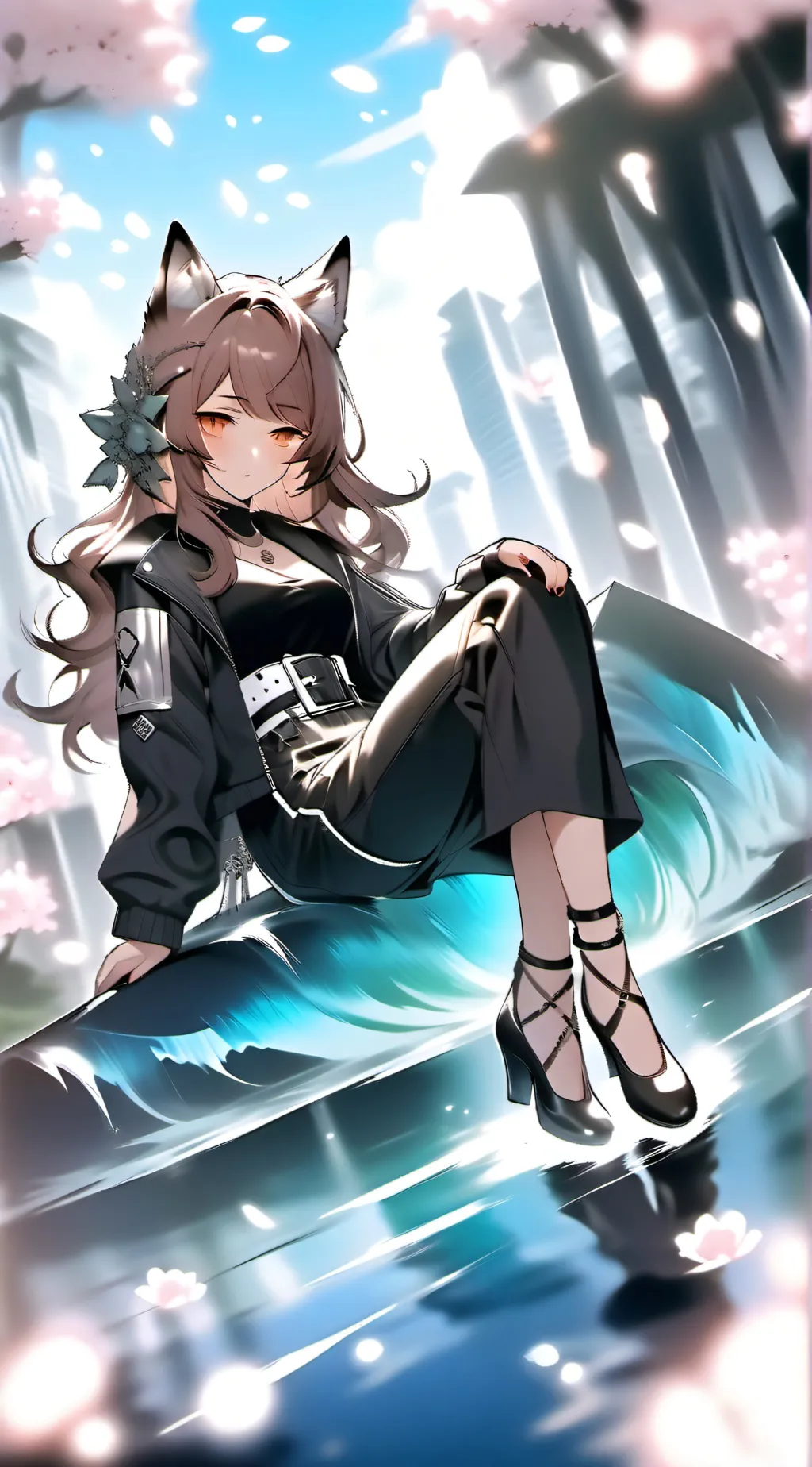 ai character: Bailey  background