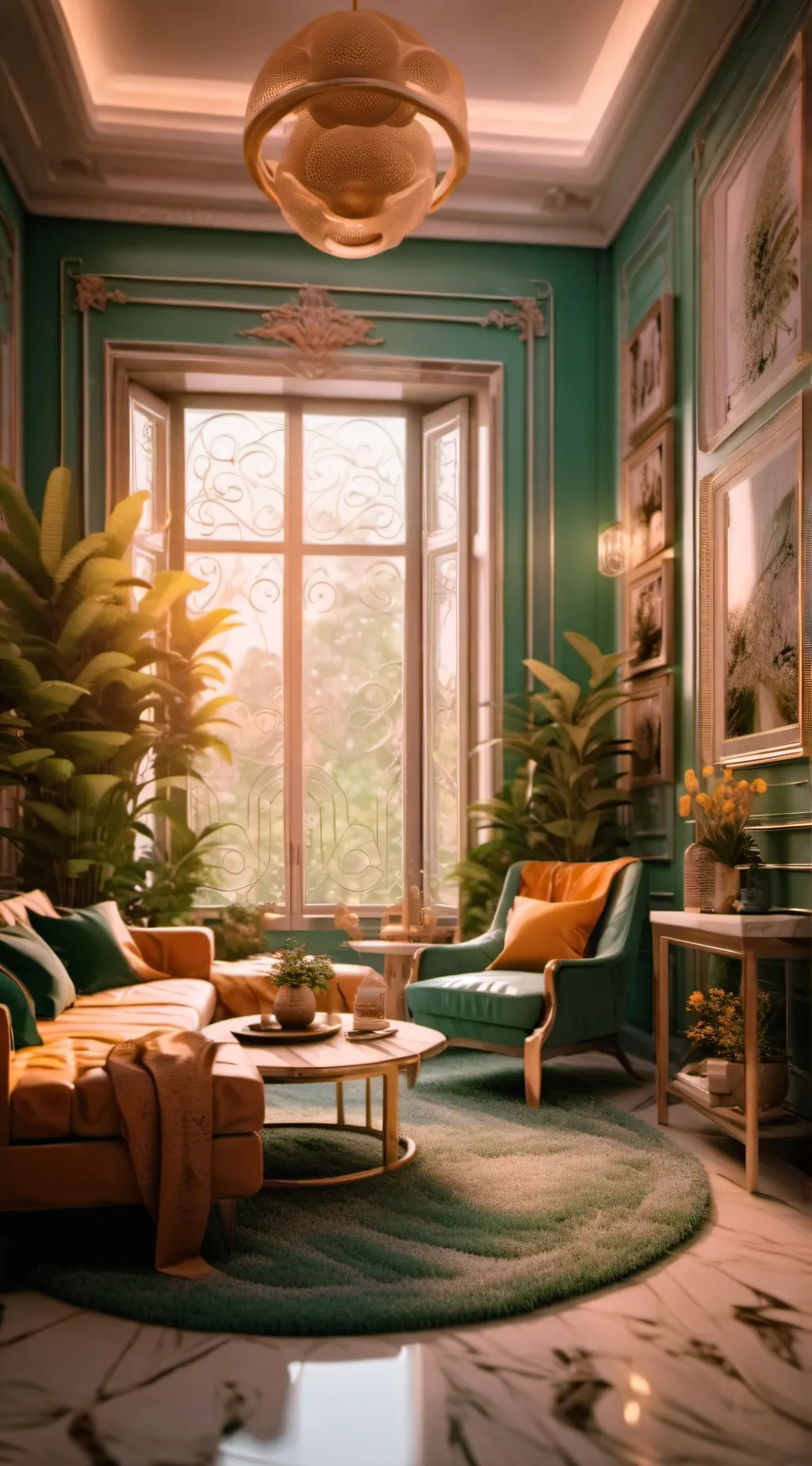 ai character: Your house  background