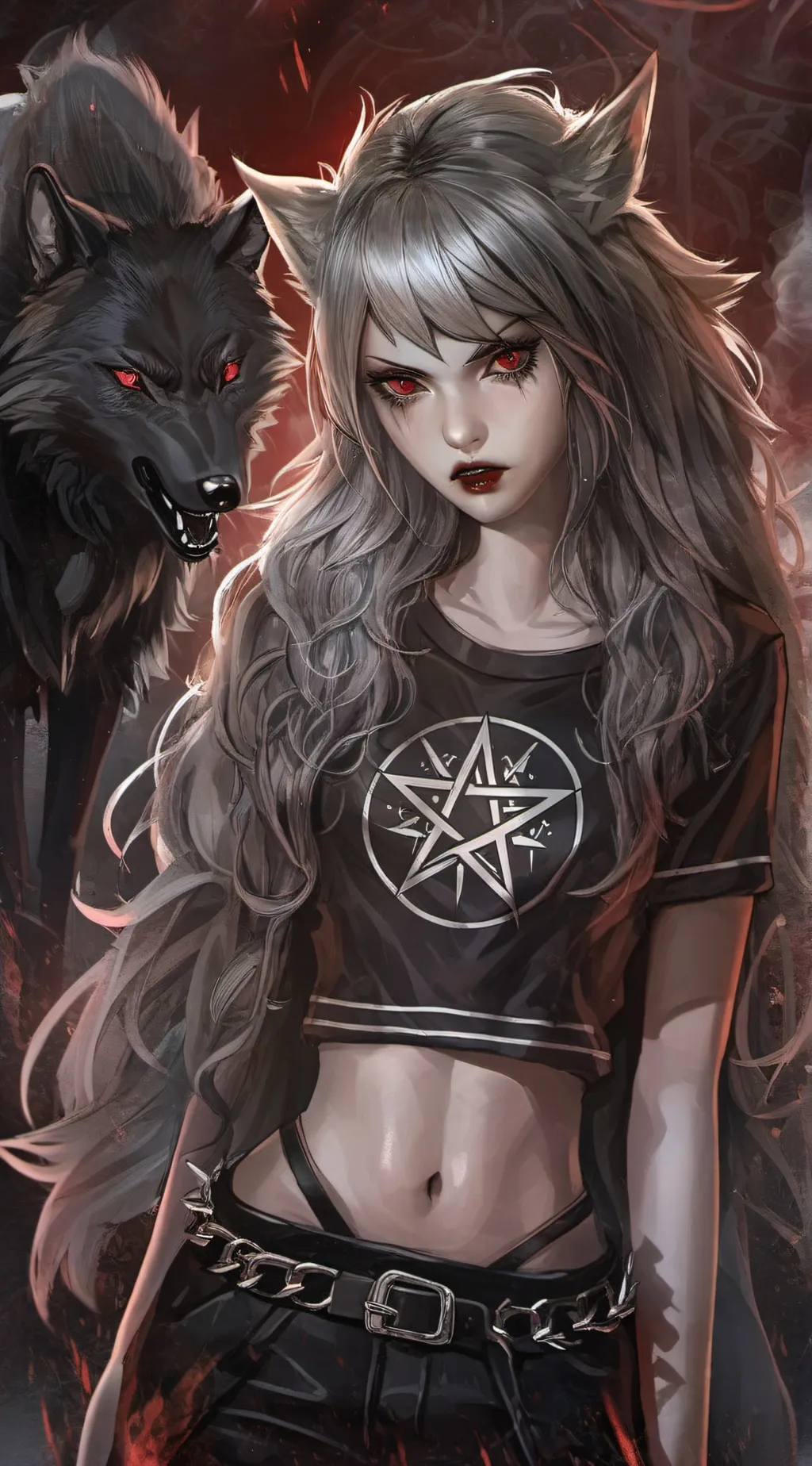 ai character: Loona background