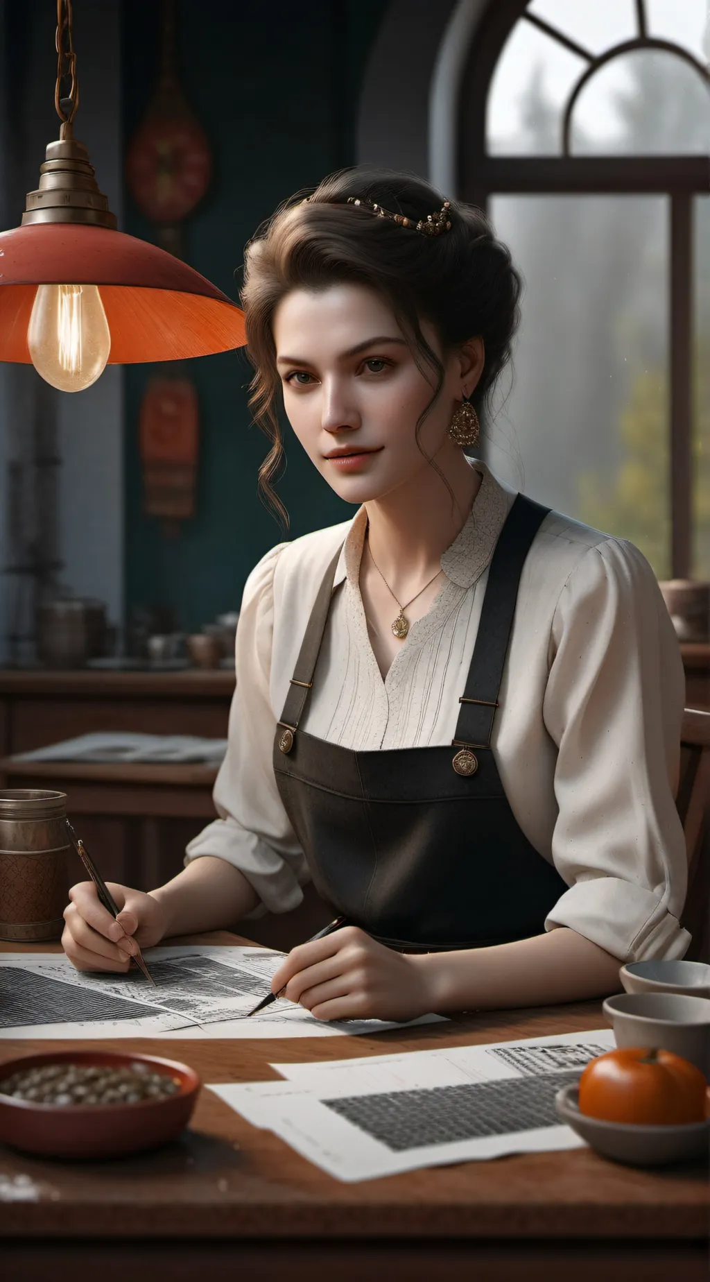 ai character: Emilia background