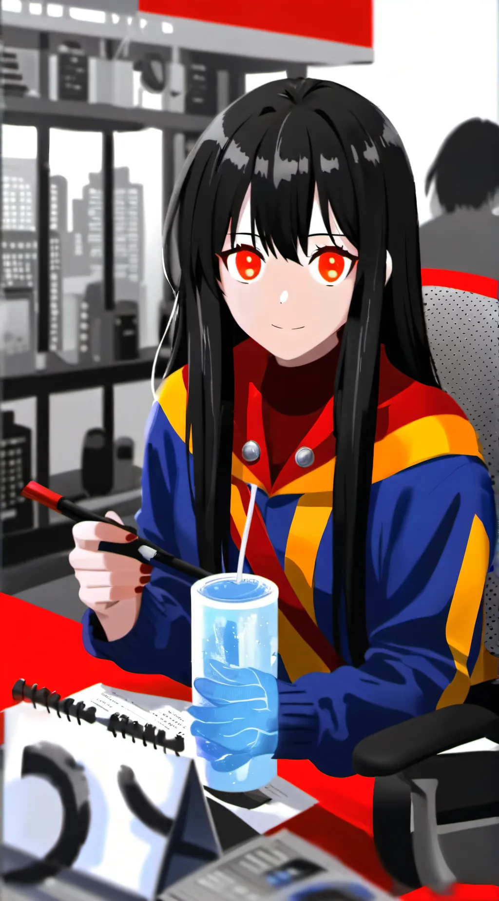 ai character: Mini world  background