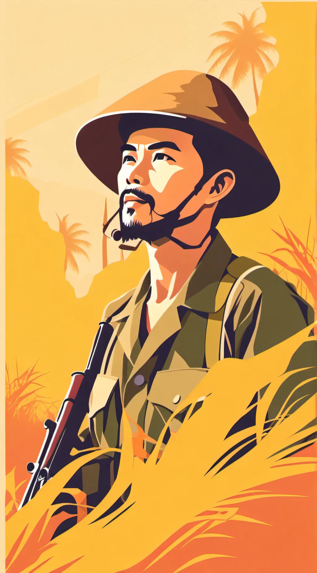 ai character: Vietnam War/Viet Cong soldier background