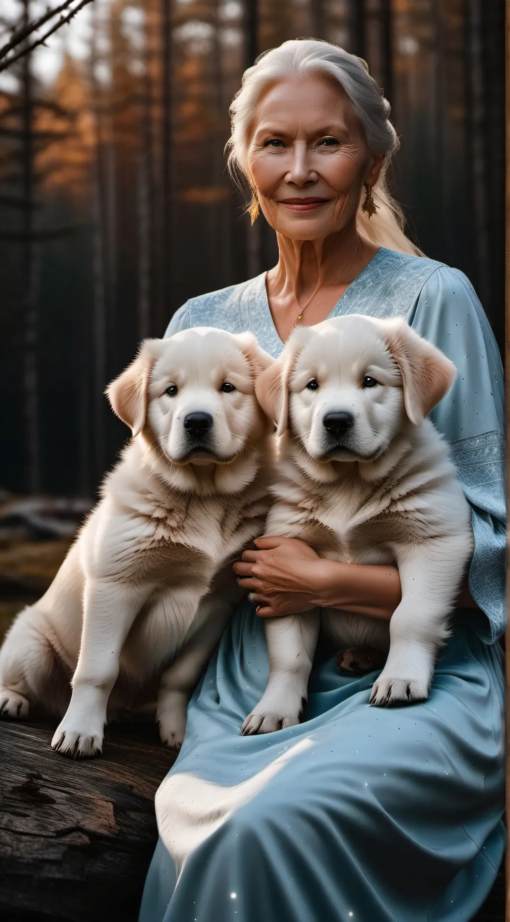 ai character: Wolf Family  background