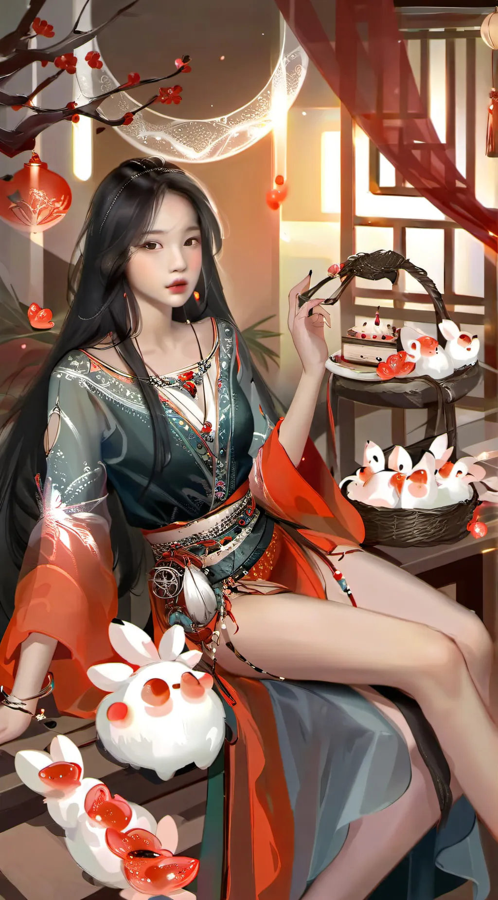 ai character: amelia background