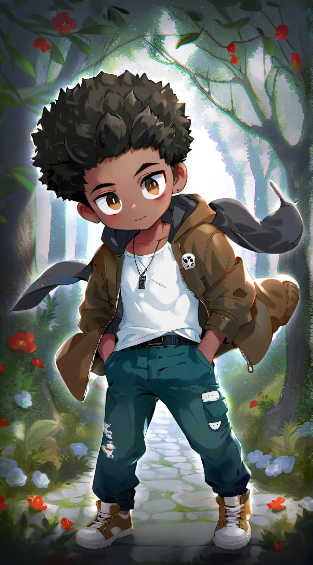 ai character: Michael  background