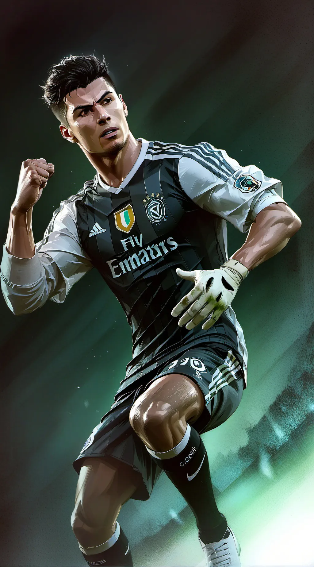 ai character: Cristiano Ronaldo background