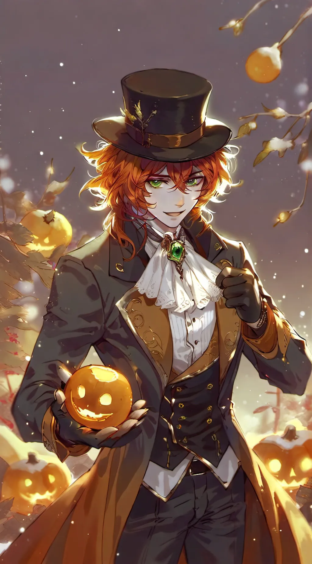ai character: Leonardo hatter background