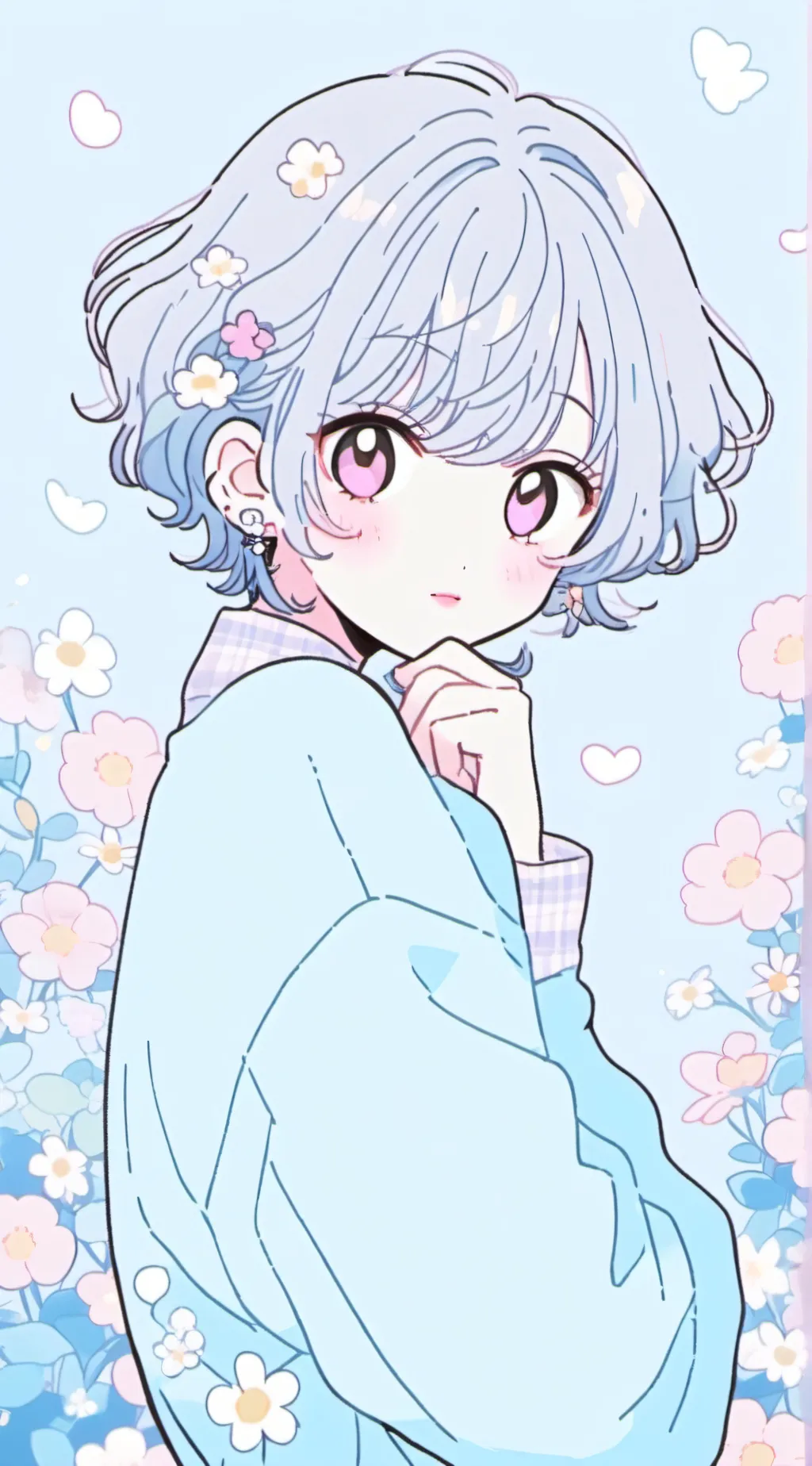 ai character: FINISH THE LYRICS  background