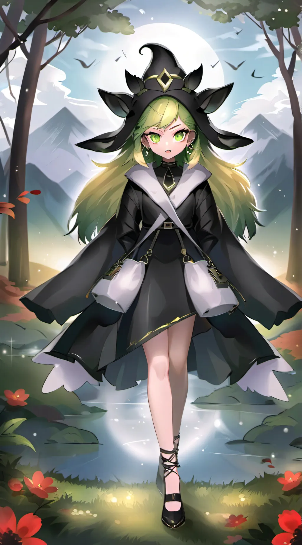 ai character: tatsumaki thicc background