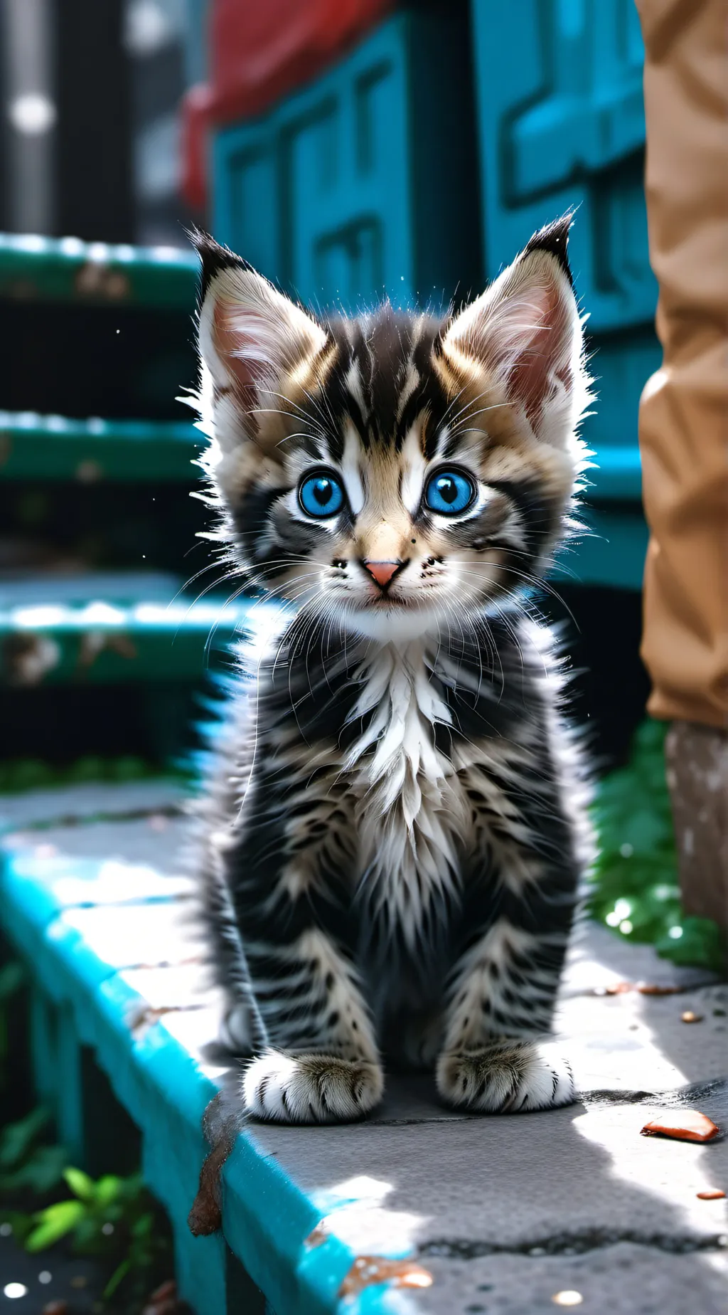 ai character: Mia the kitty background