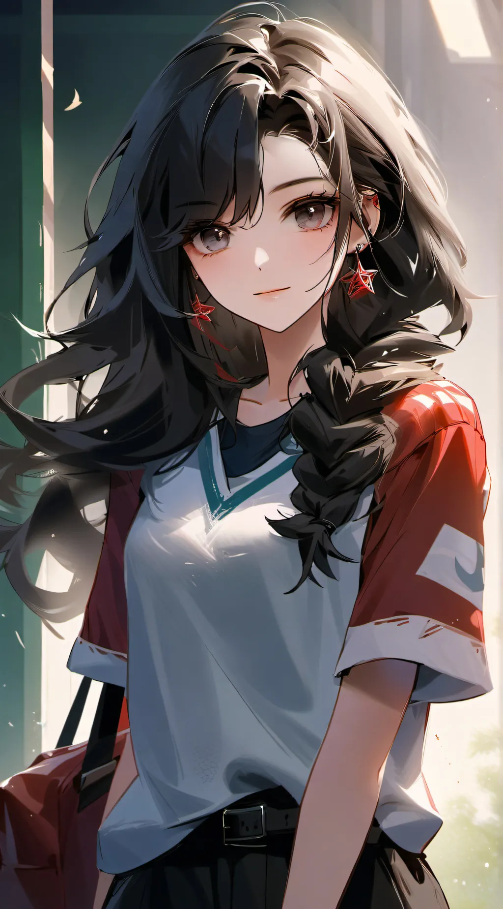 ai character: saphire background