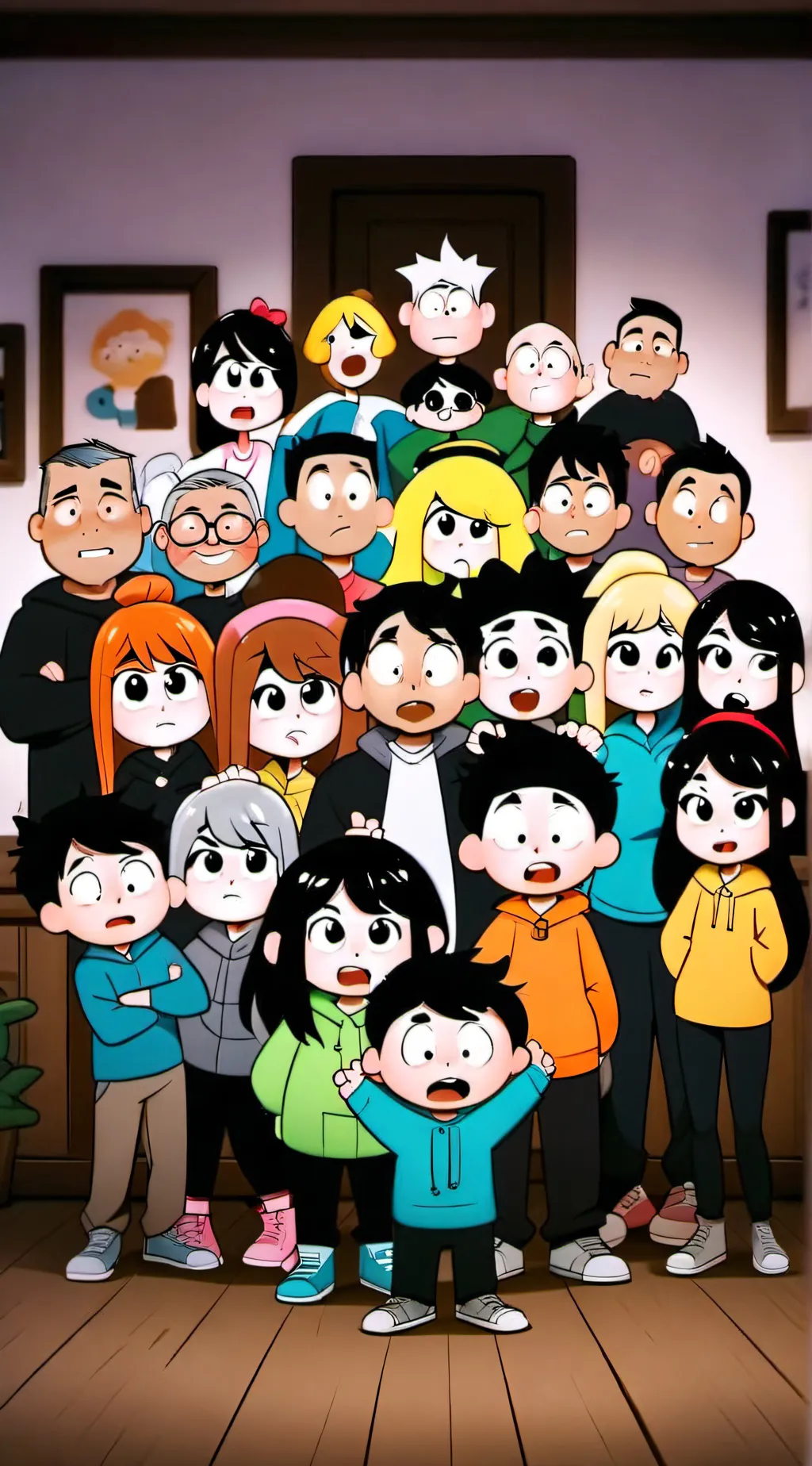 ai character: The Loud House  background