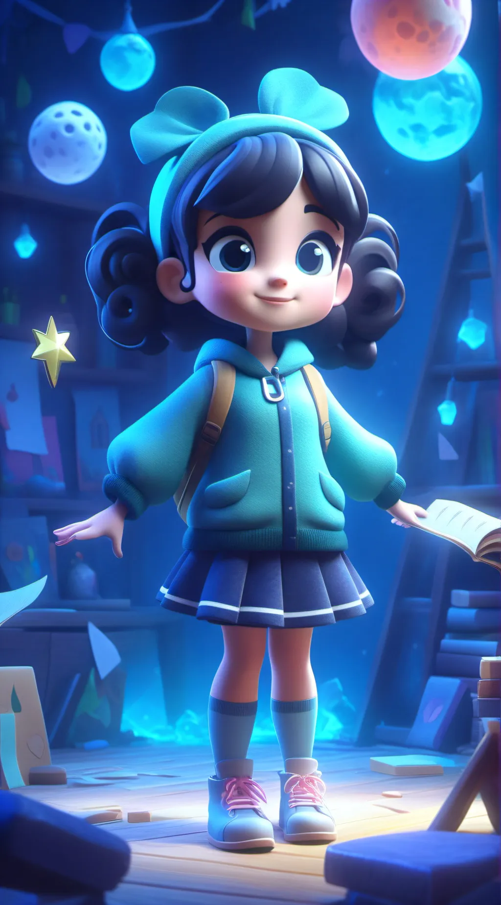 ai character: Fundamental paper background