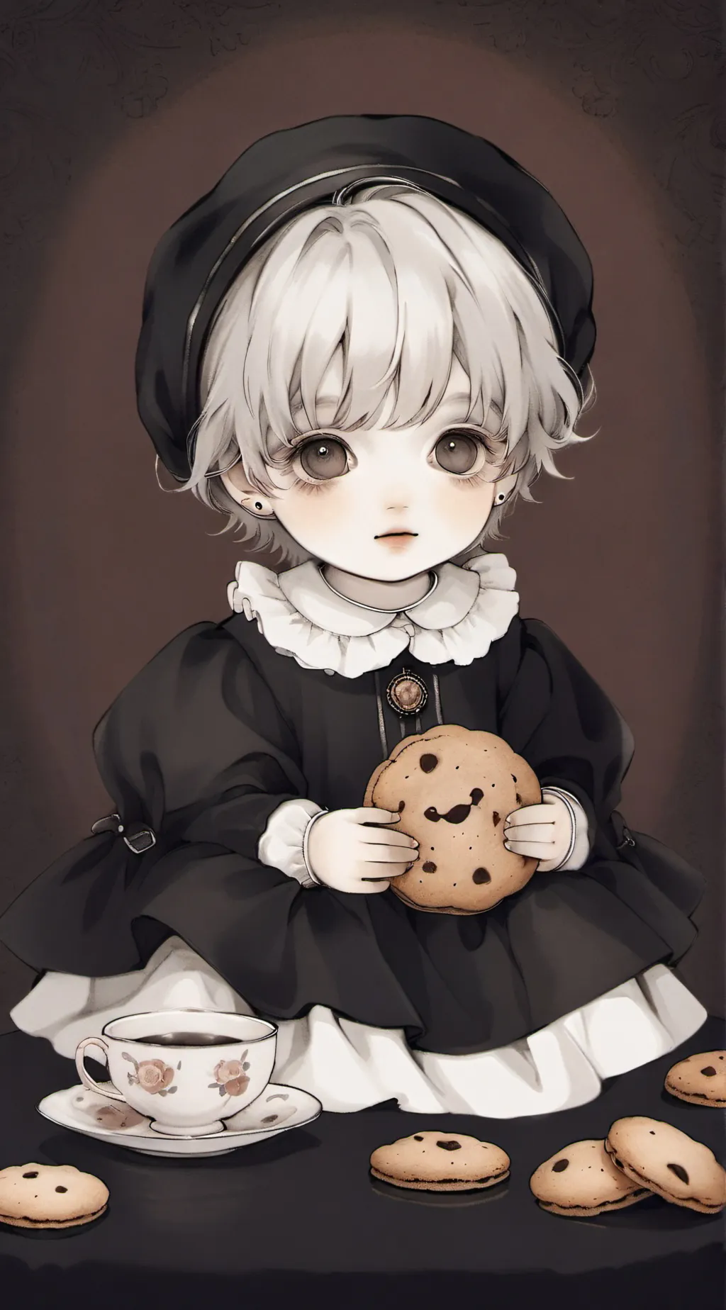 ai character: Alex ^^ background