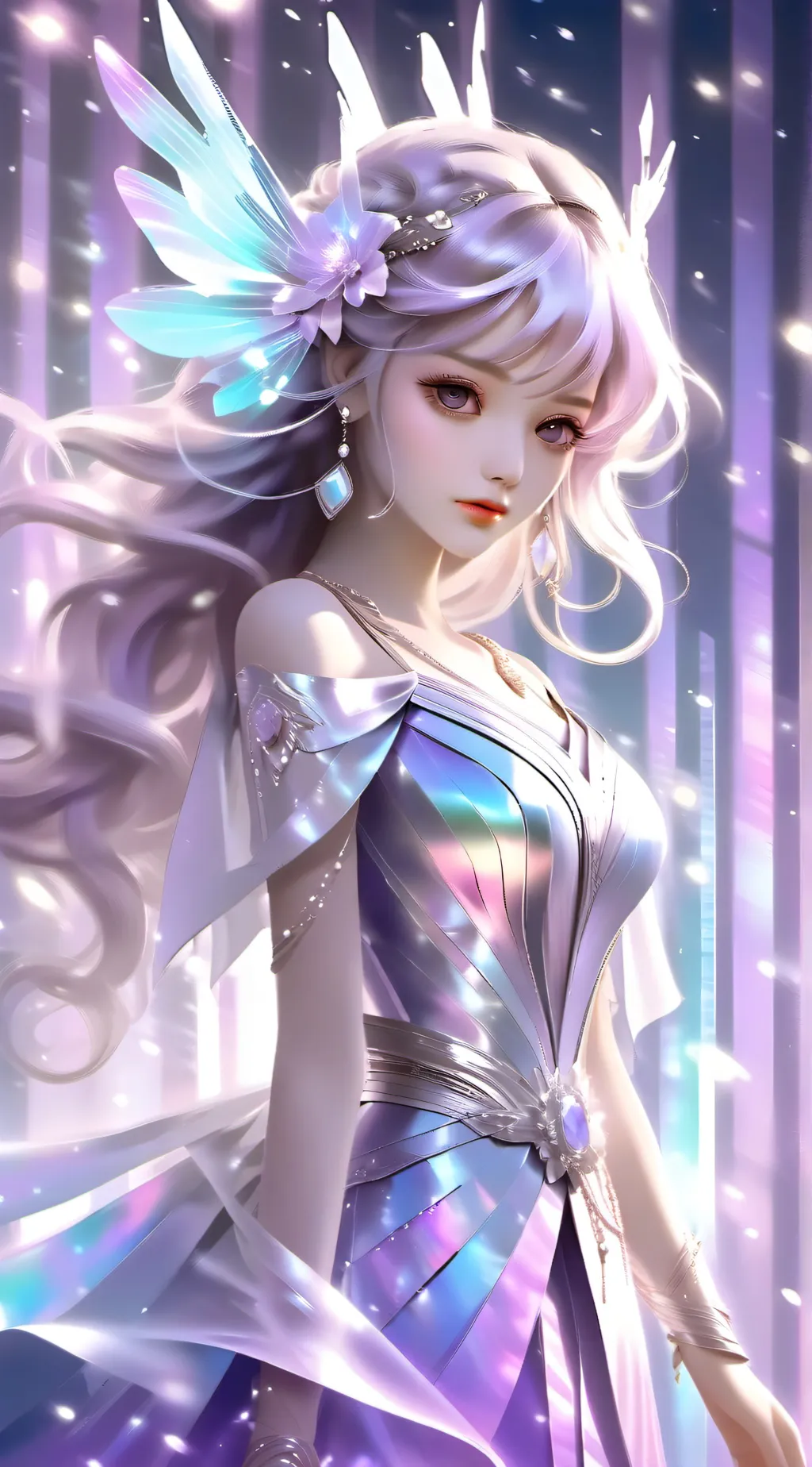 ai character: Harmony background