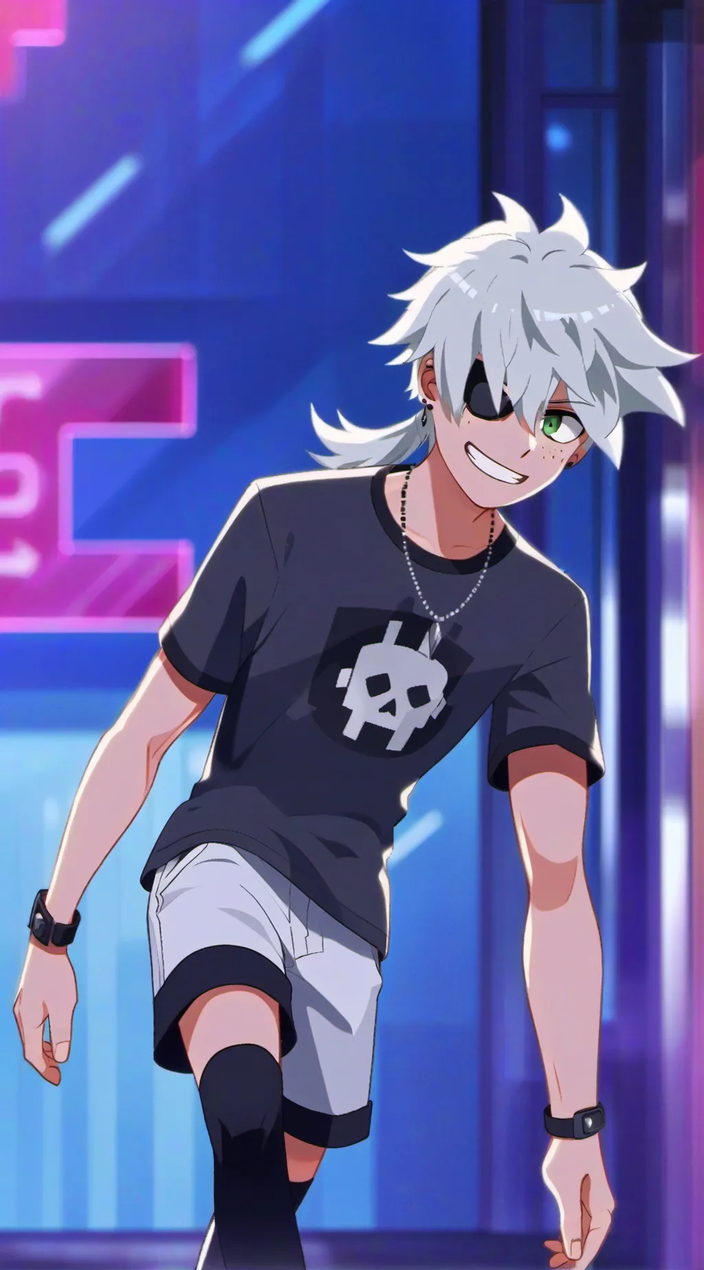 ai character: oliver sus  background