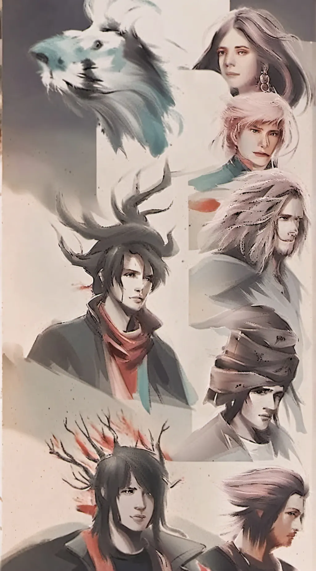 ai character: :) background