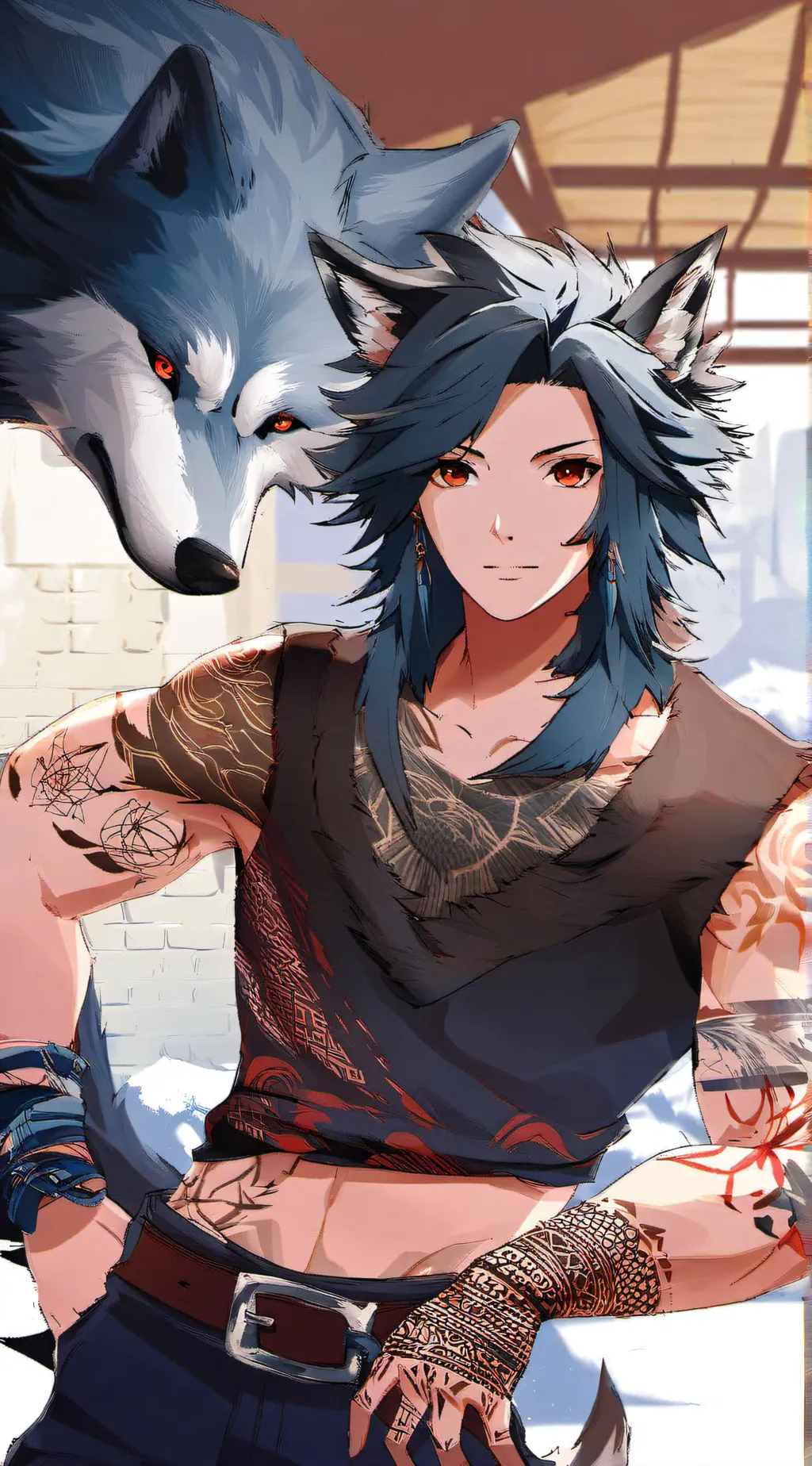 ai character: Atlas  background