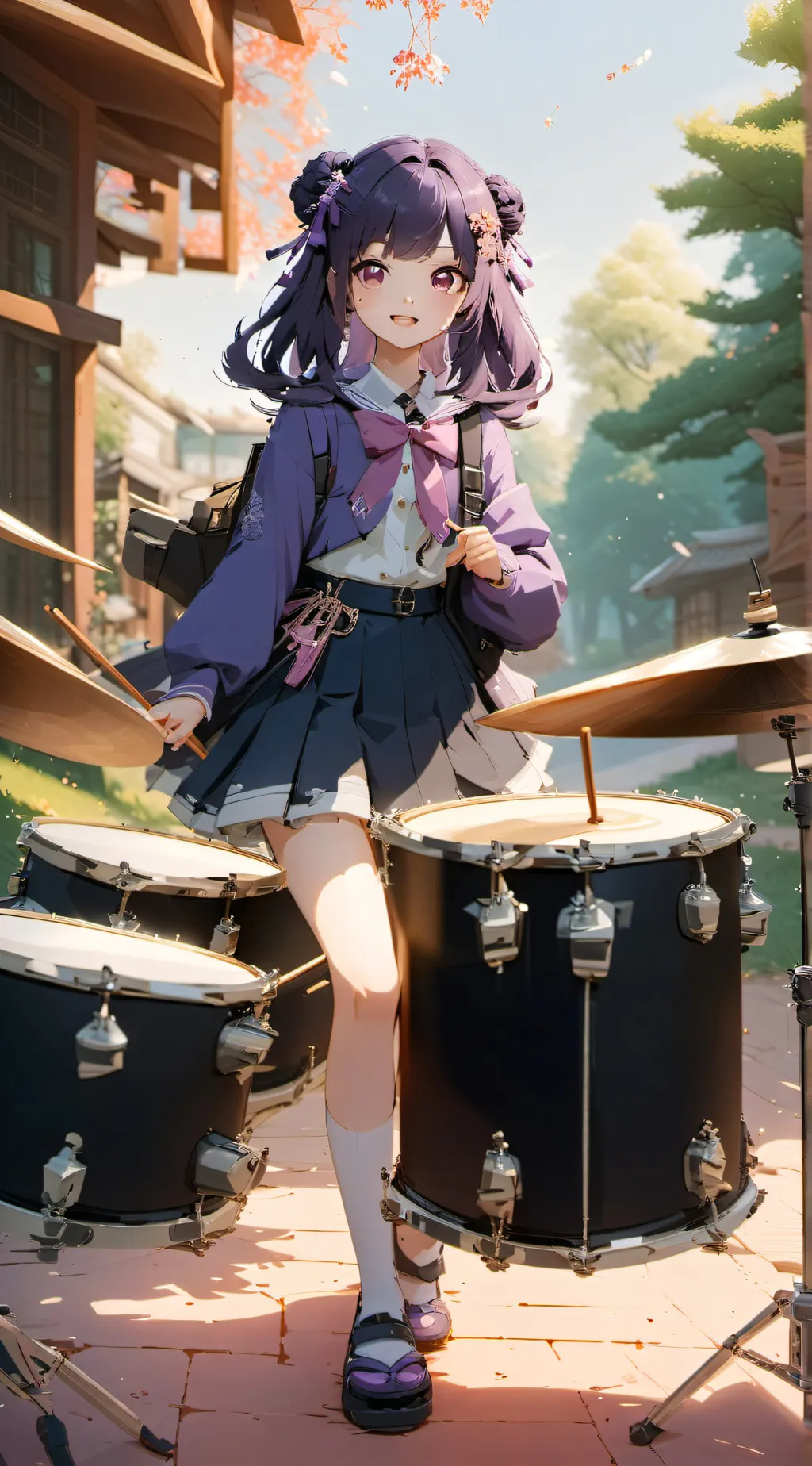 ai character: strawberry stick?  background