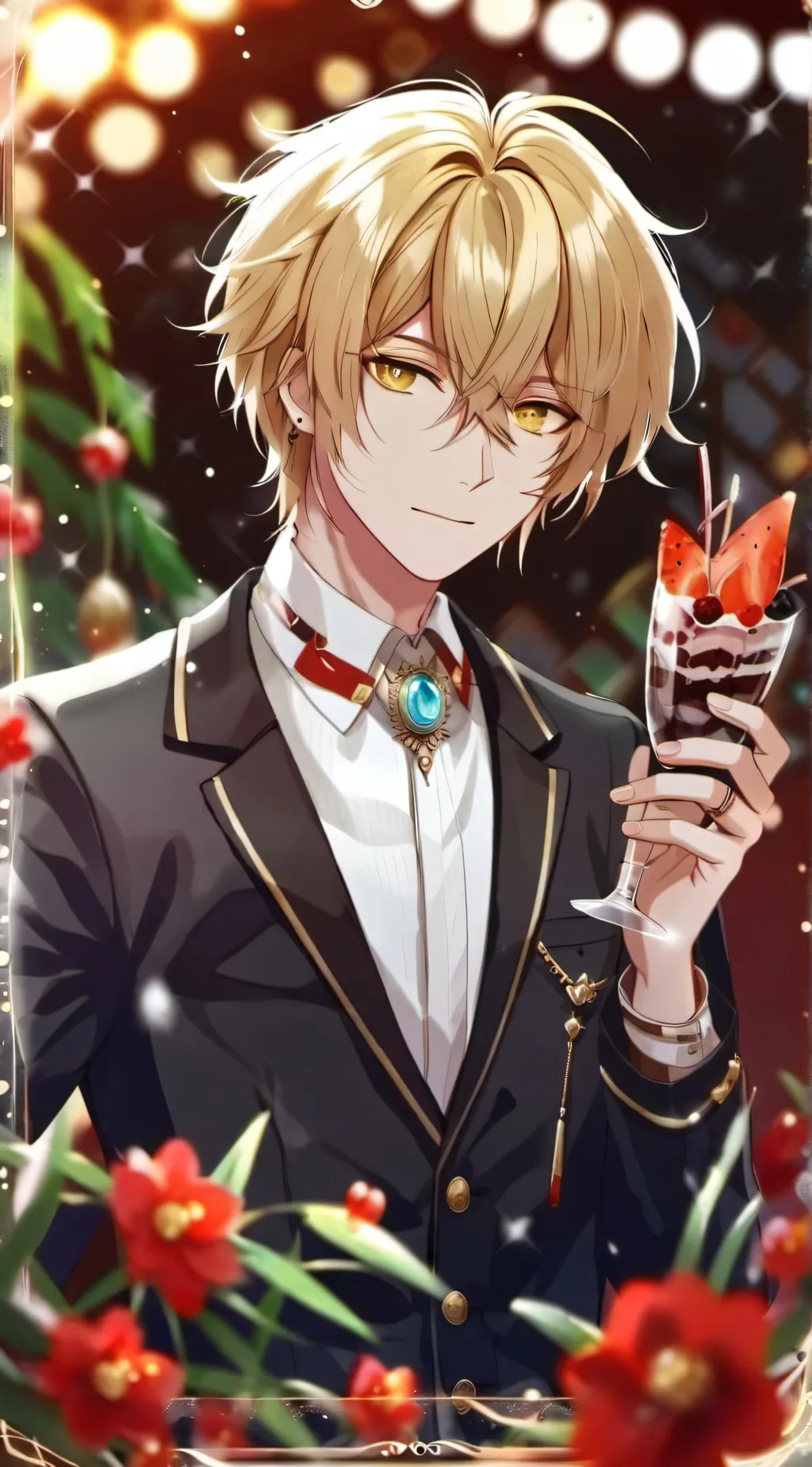 ai character: denki kamanari  background