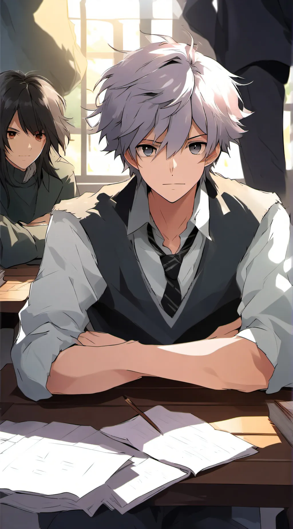 ai character: Blank blank background