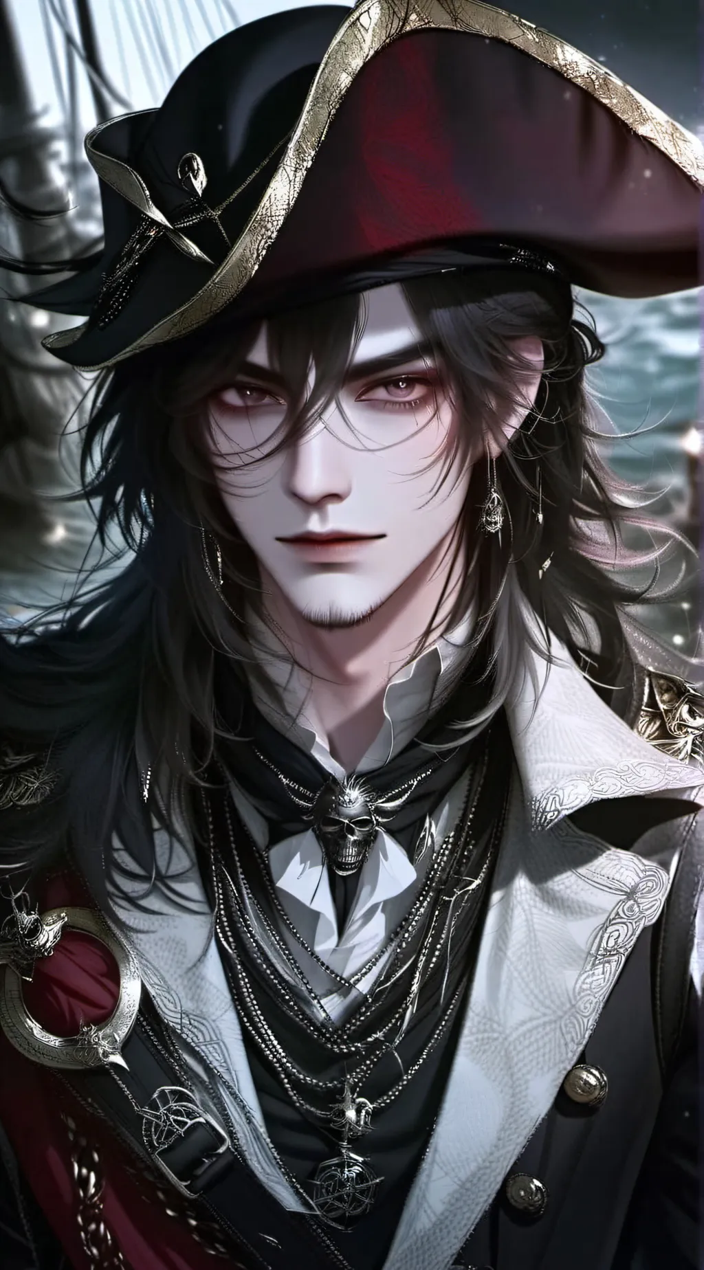 ai character: Pirate  background