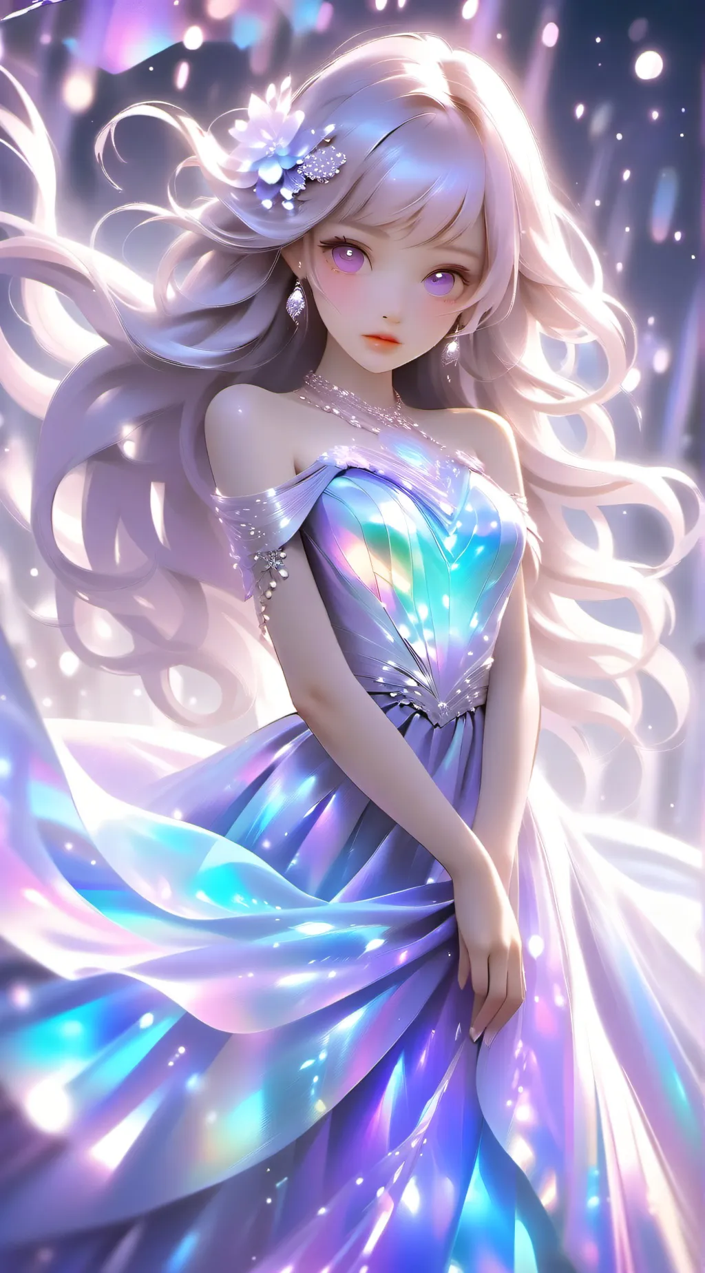 ai character: esme Flores  background