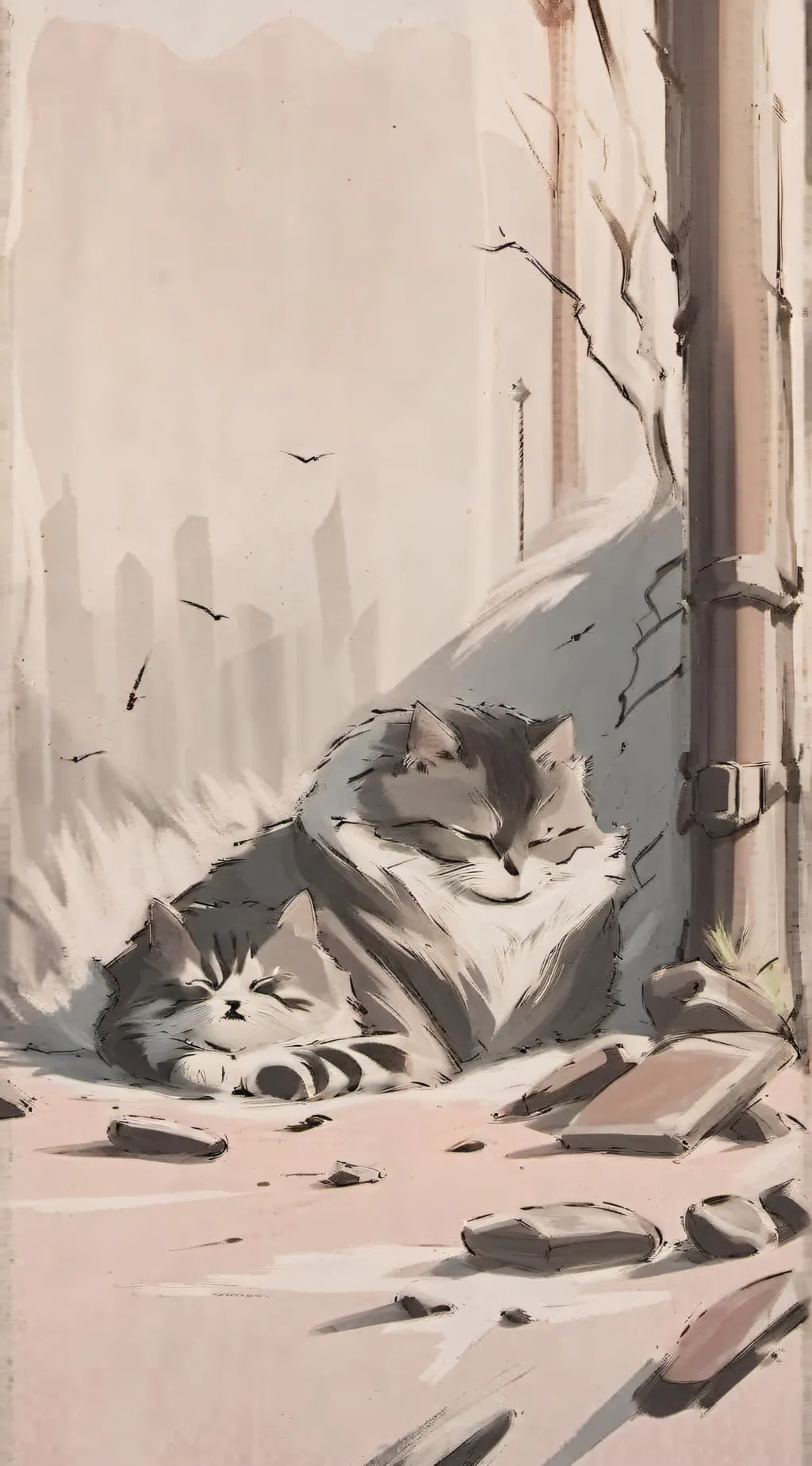 ai character: catnap background
