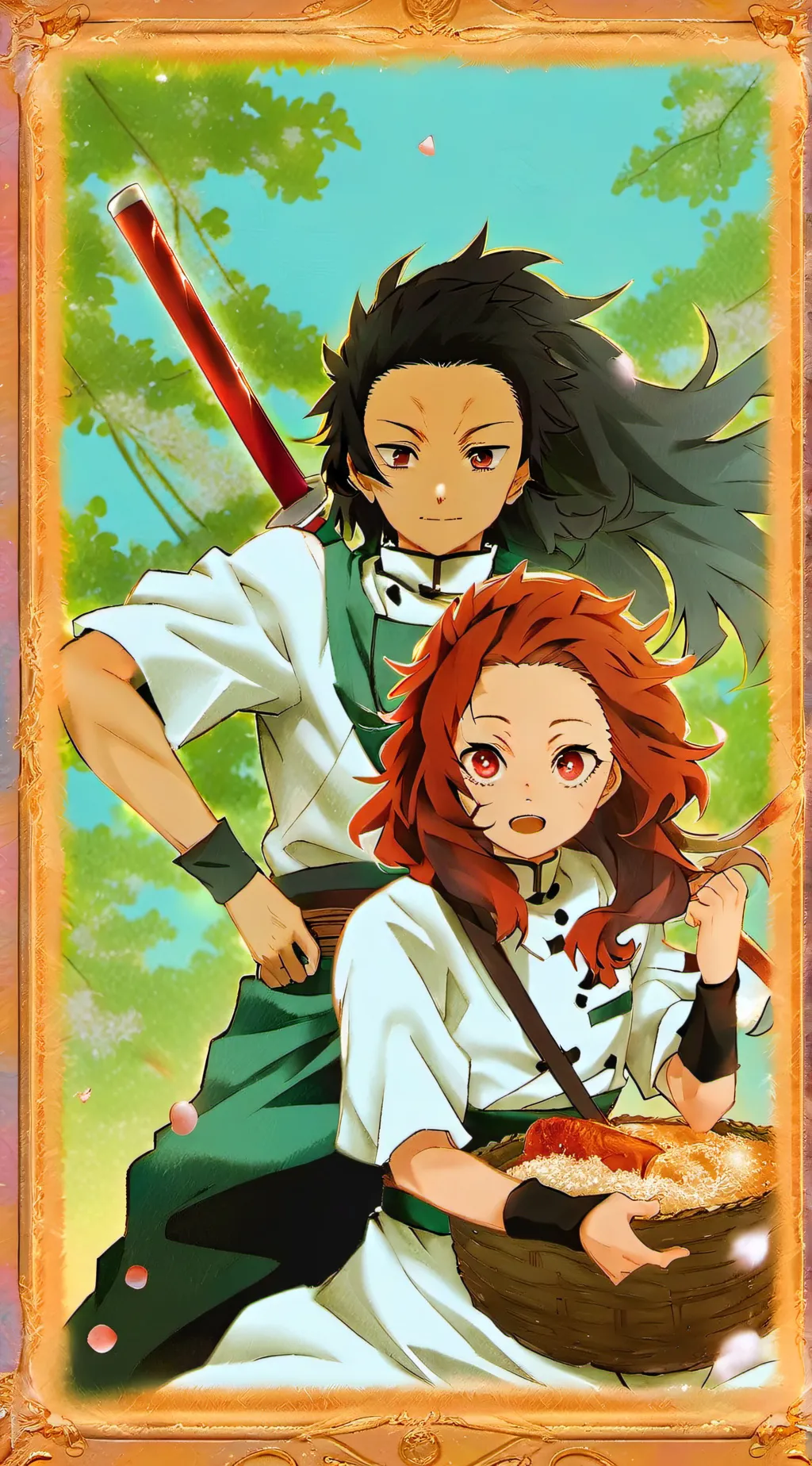 ai character: ur muichiro  background