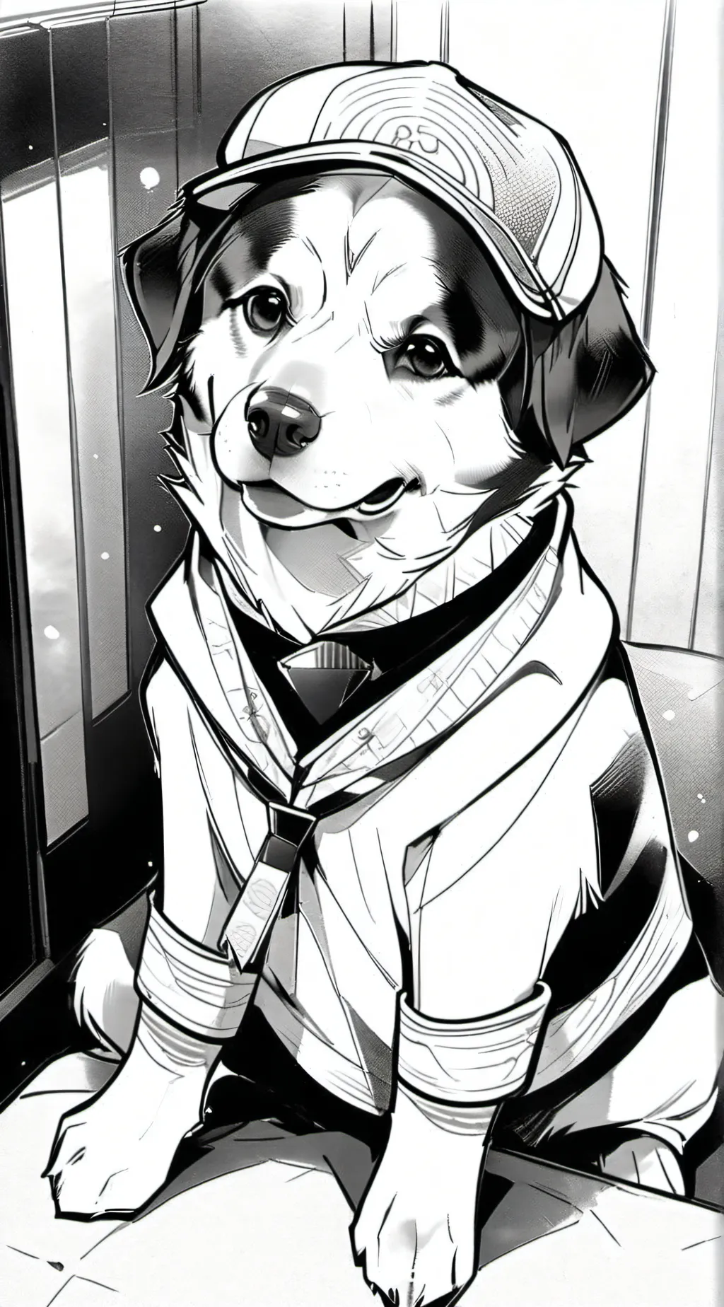 ai character: Dog background